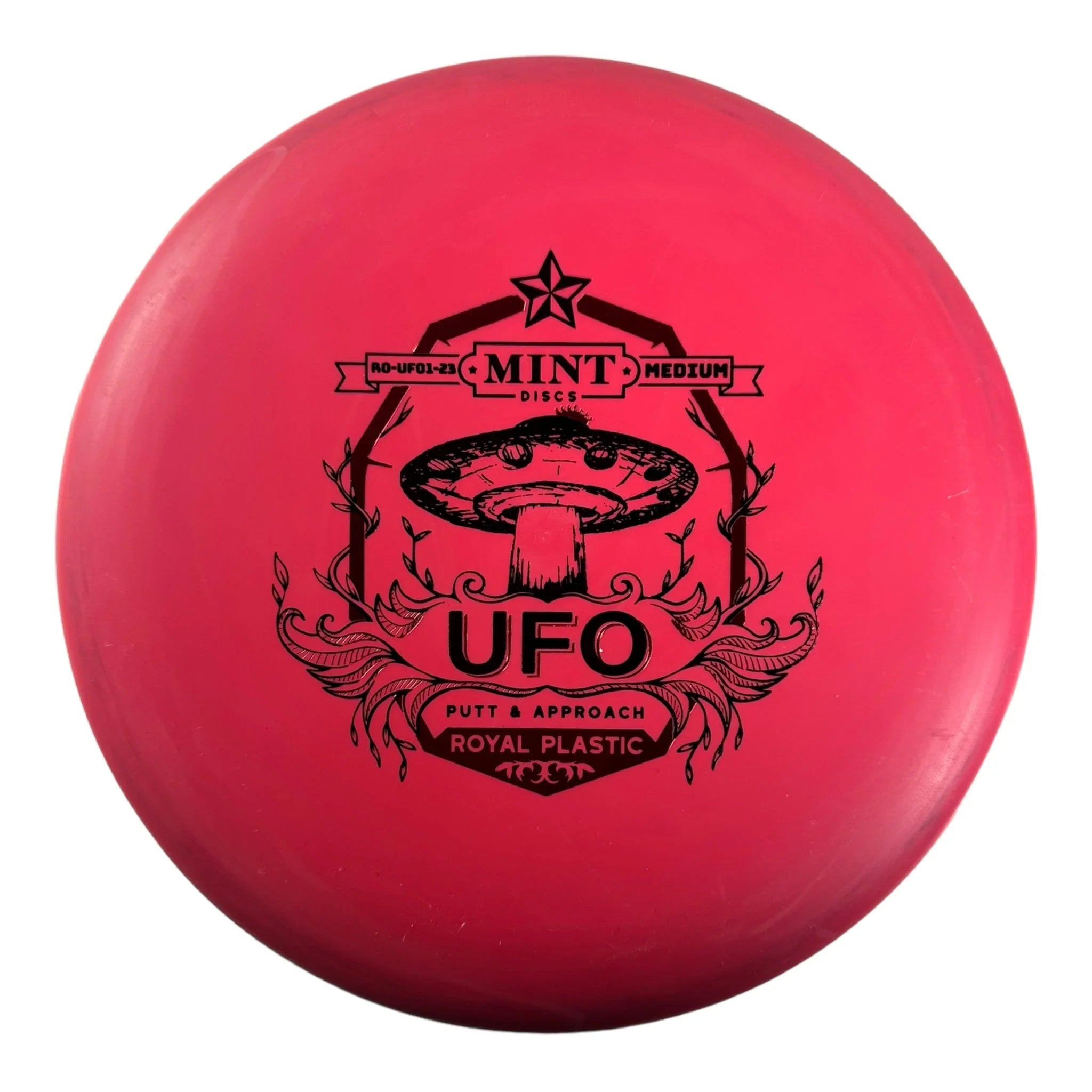Mint Discs UFO | Medium Royal | Red/Red 173 - 174g Disc Golf