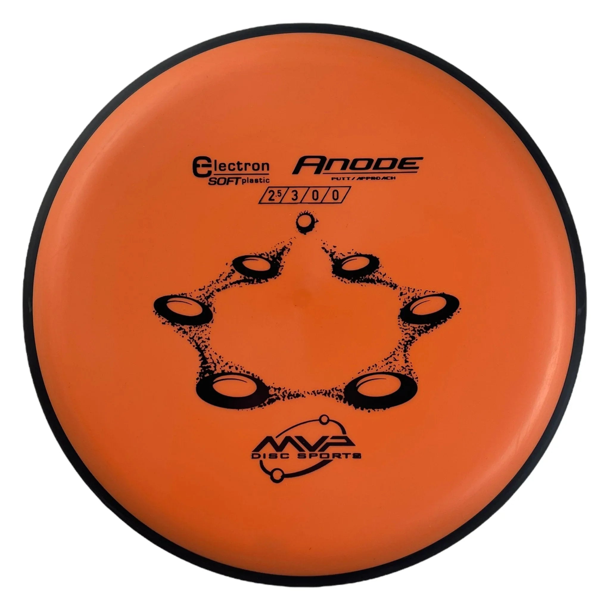 MVP Disc Sports Anode | Electron Soft | Orange/Black 167 - 173g Disc Golf