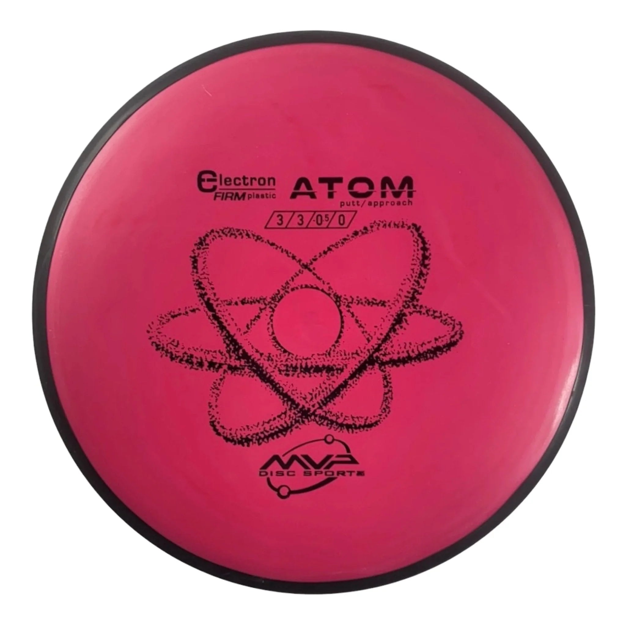 MVP Disc Sports Atom | Electron Firm | Red/Black 169g Disc Golf