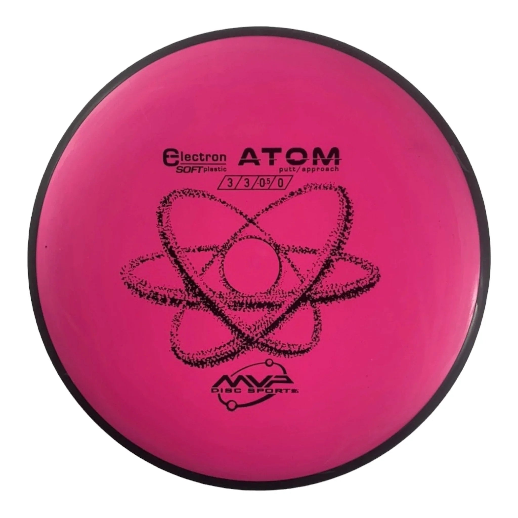 MVP Disc Sports Atom | Electron Soft | Pink 169g Disc Golf