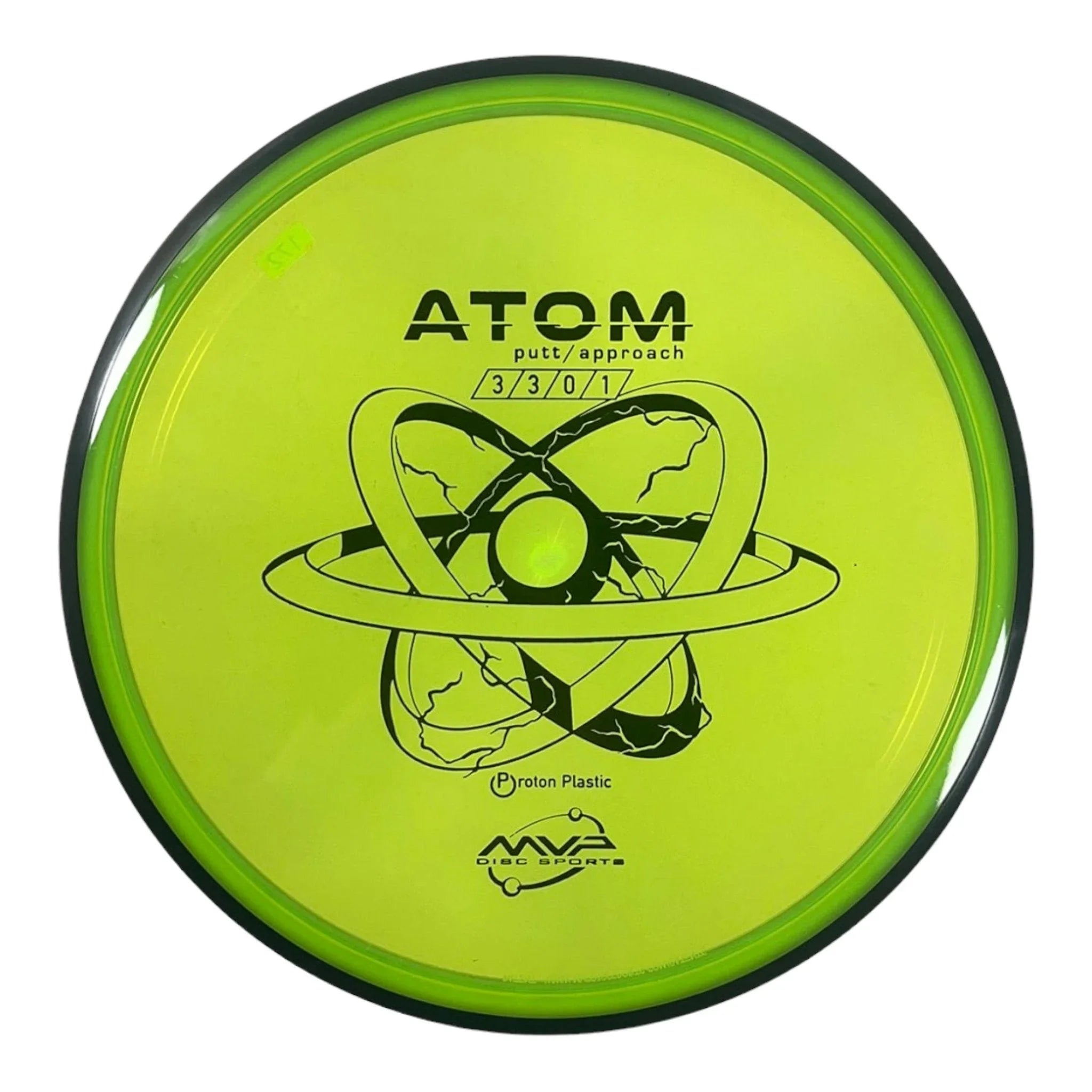 MVP Disc Sports Atom | Proton | Green/Black 172g Disc Golf