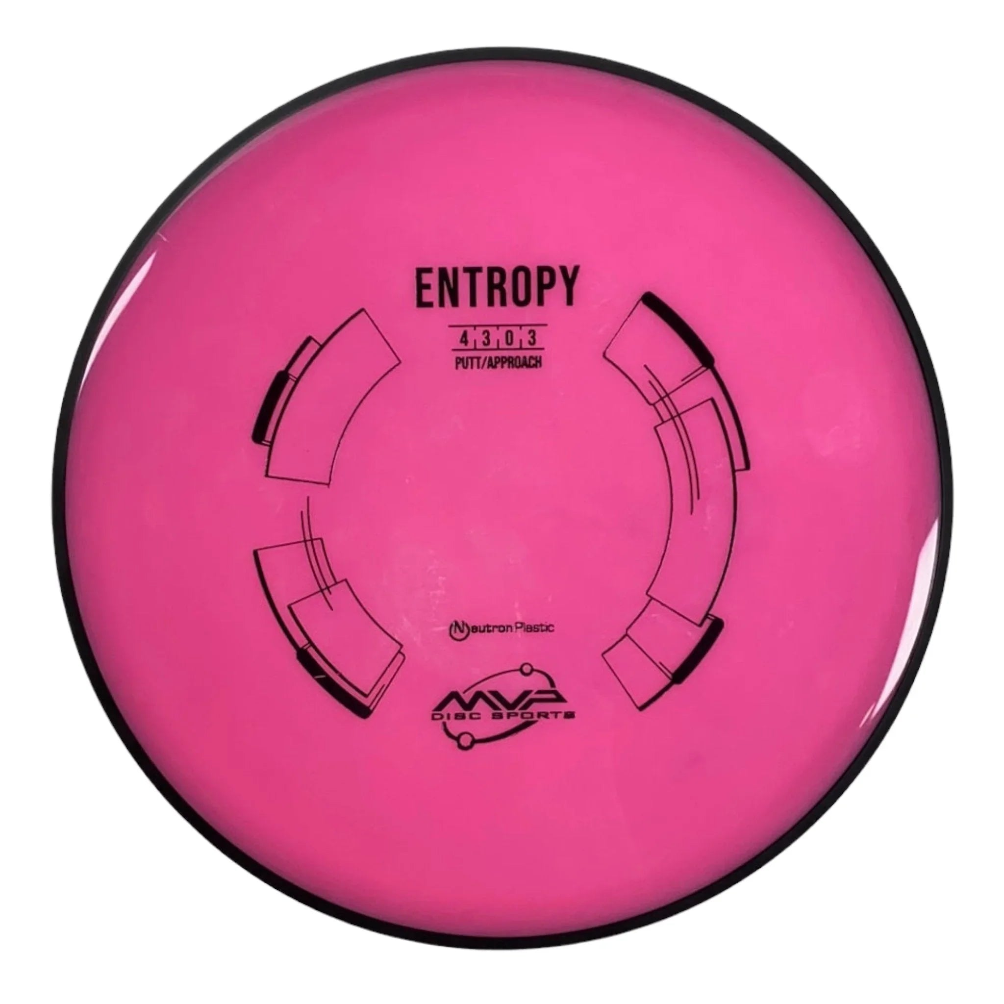 MVP Disc Sports Entropy | Neutron | Pink/Black 171g Disc Golf