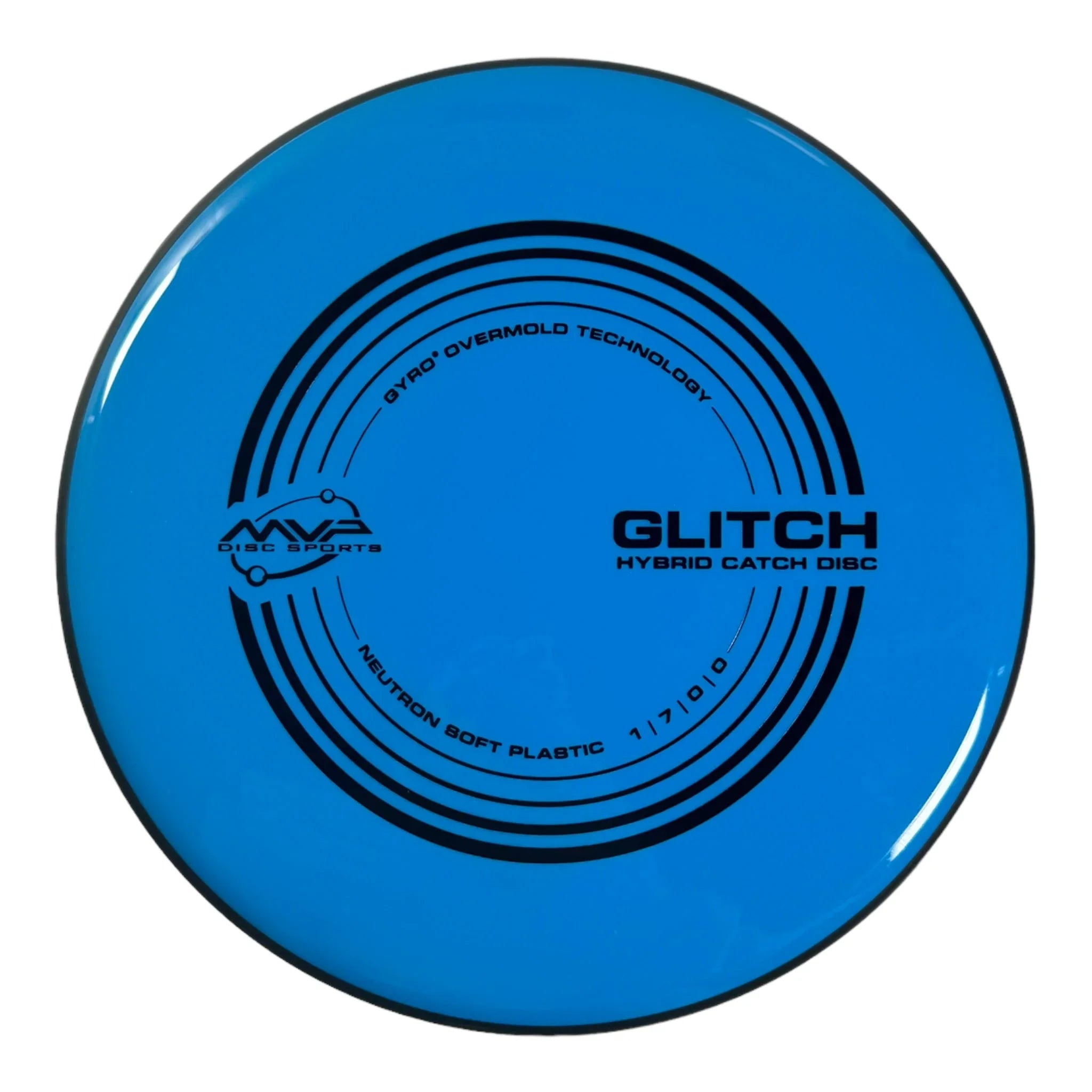 MVP Disc Sports Glitch | Neutron Soft | Blue/Black 144 - 153g Disc Golf