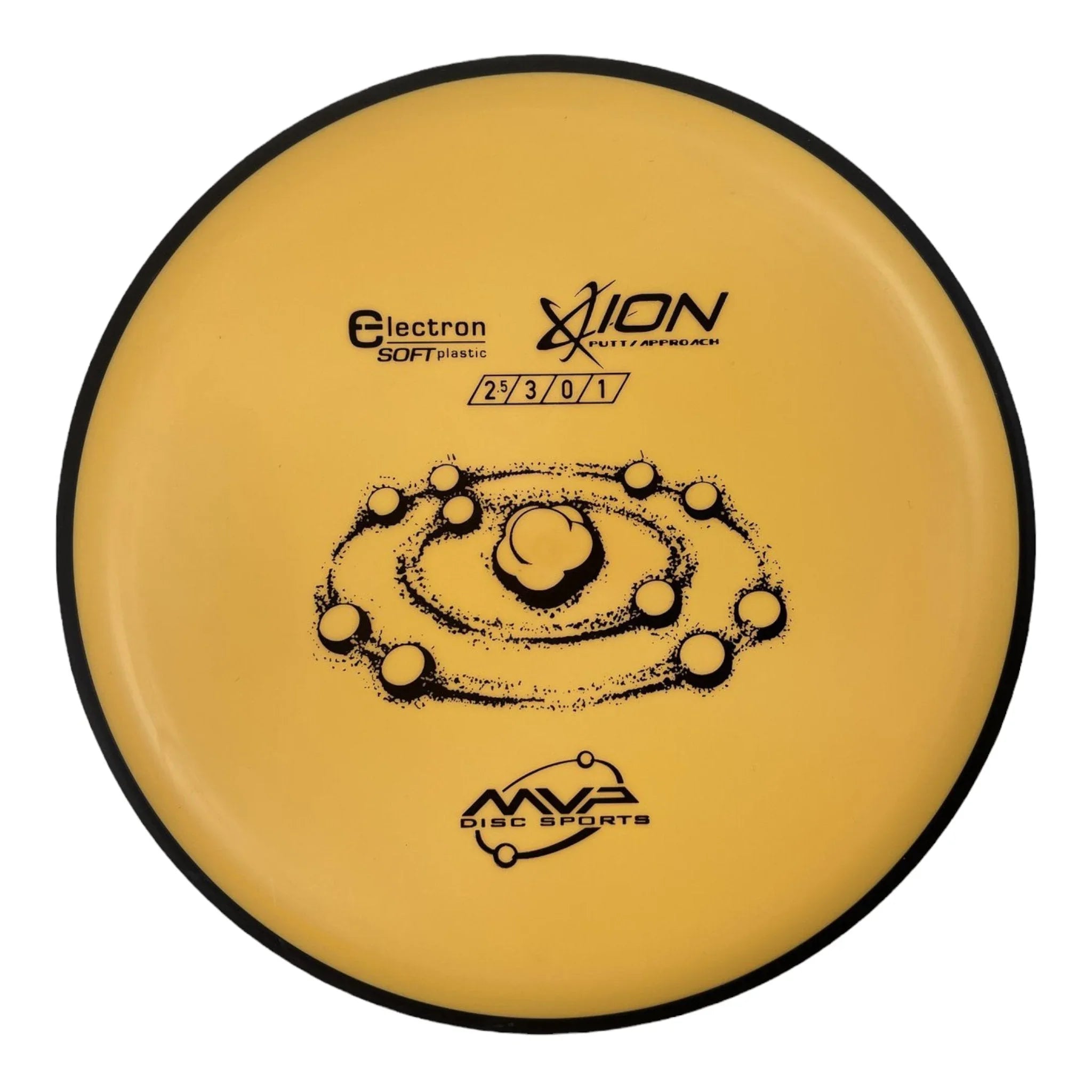 MVP Disc Sports Ion | Electron Soft | Yellow/Black 167g Disc Golf