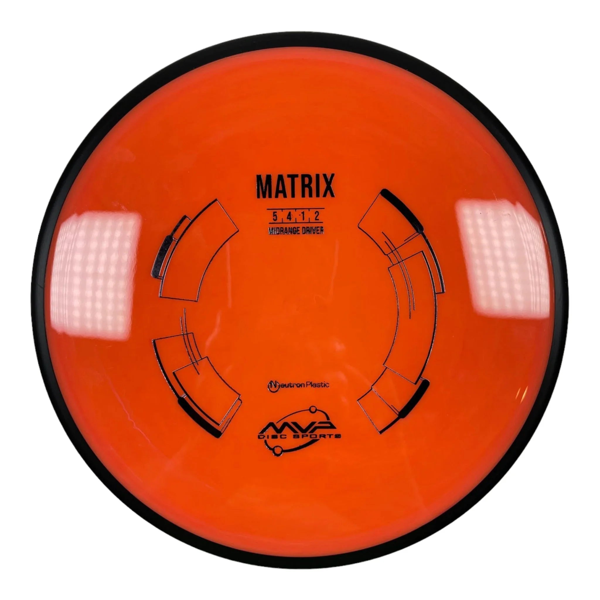 MVP Disc Sports Matrix | Neutron | Orange/Black 168 - 175g Disc Golf