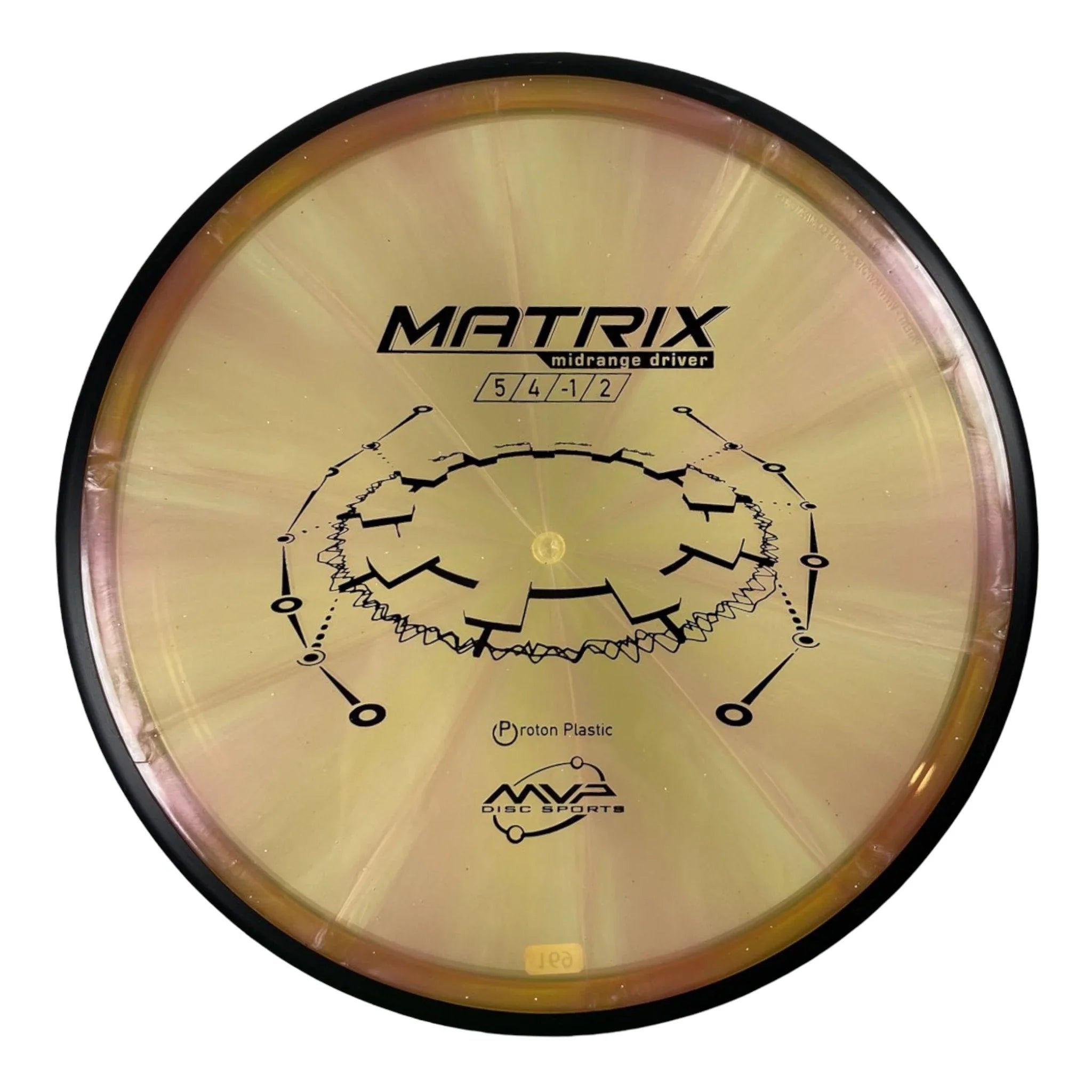 MVP Disc Sports Matrix | Proton | Peach/Black 169 - 171g Disc Golf
