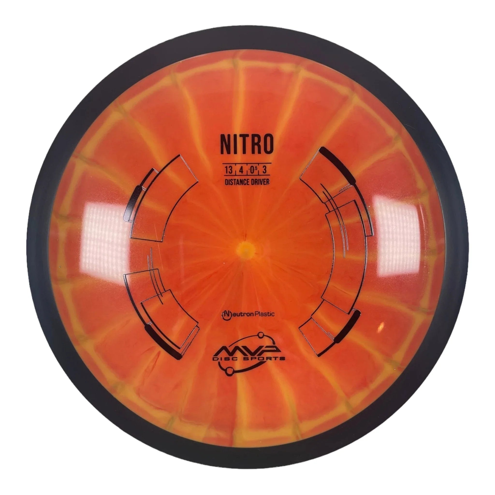 MVP Disc Sports Nitro | Cosmic Neutron | Orange/Black 173 - 174g Disc Golf