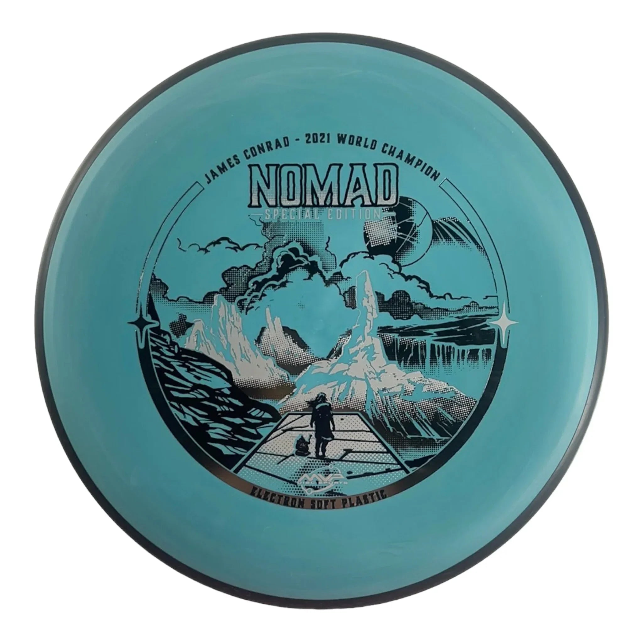 MVP Disc Sports Nomad | Electron Soft | Green/Silver 172g (James Conrad) Disc Golf