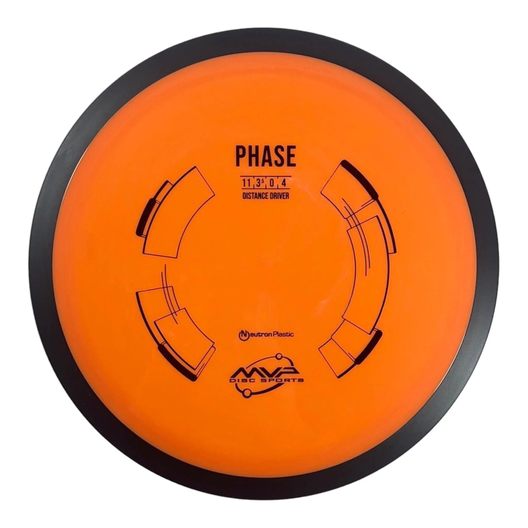 MVP Disc Sports Phase | Neutron | Orange/Black 171g Disc Golf