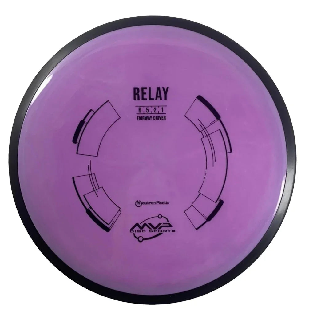 MVP Disc Sports Relay | Neutron | Purple/Black 168 - 174g Disc Golf