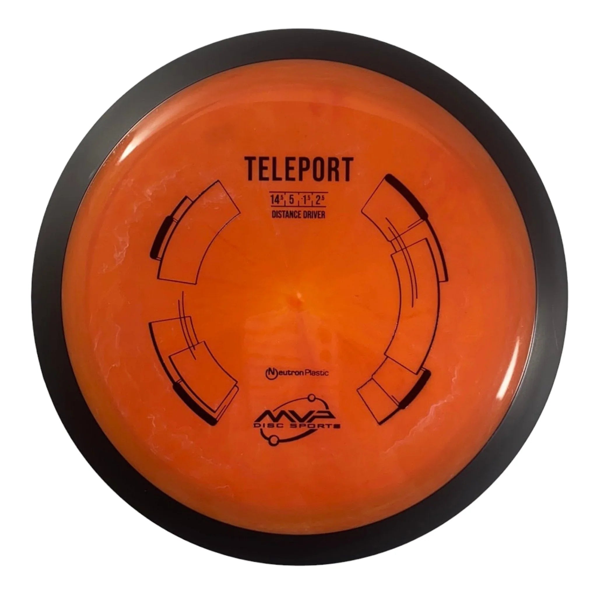 MVP Disc Sports Teleport | Neutron | Orange/Black 171g Disc Golf