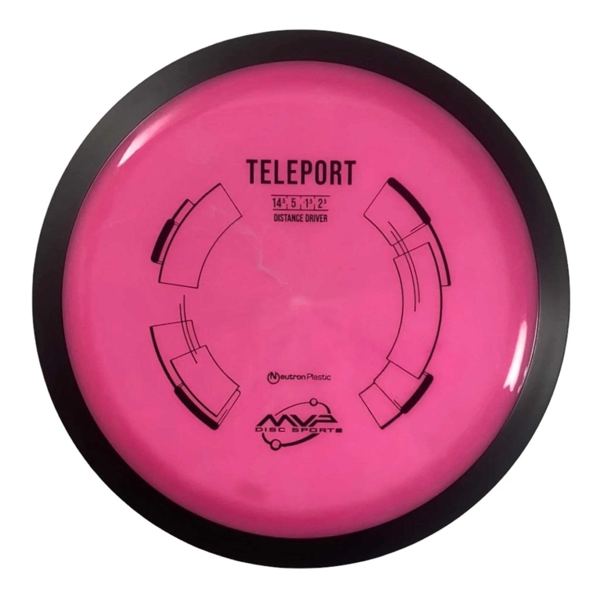 MVP Disc Sports Teleport | Neutron | Pink/Black 172g Disc Golf