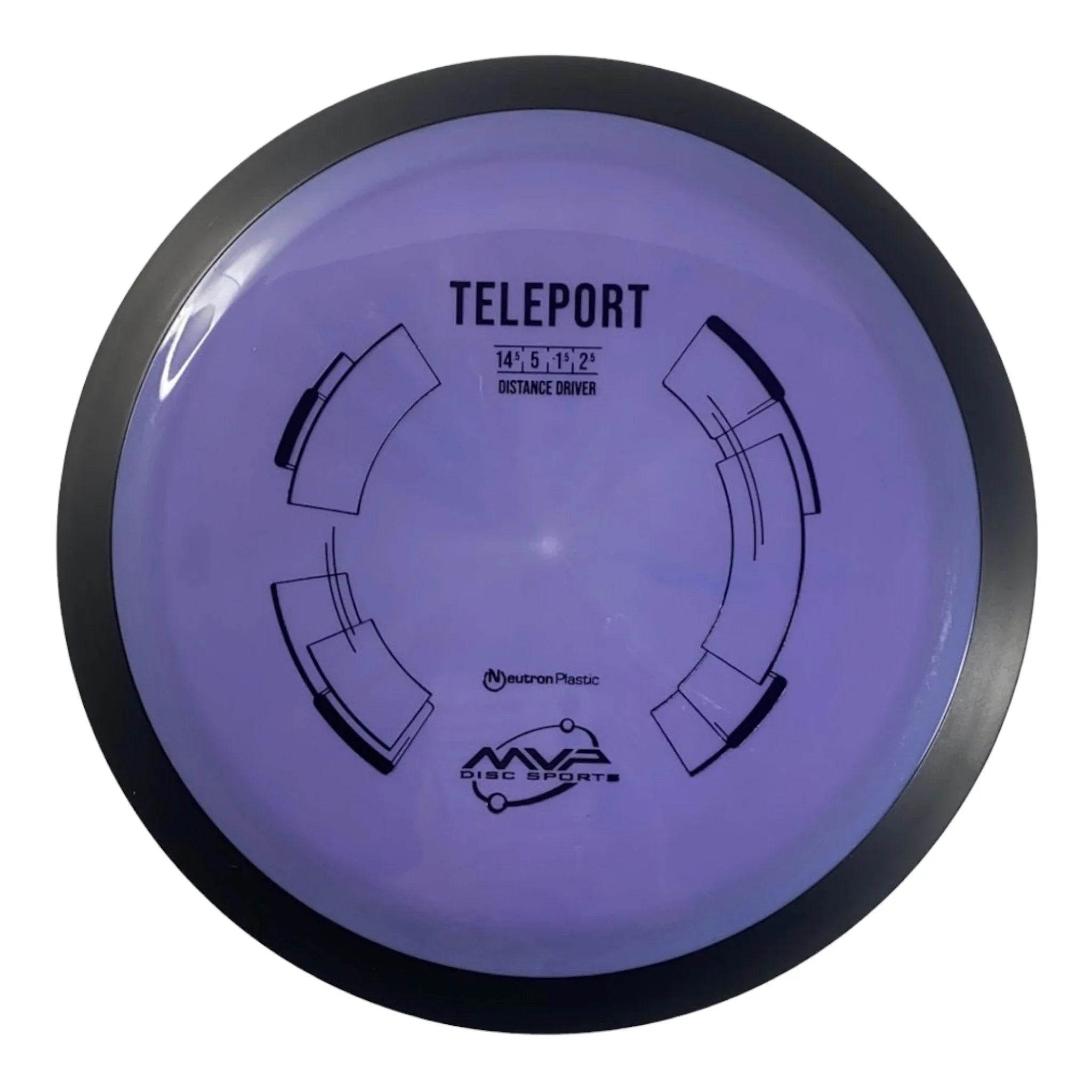MVP Disc Sports Teleport | Neutron | Purple/Black 171g Disc Golf