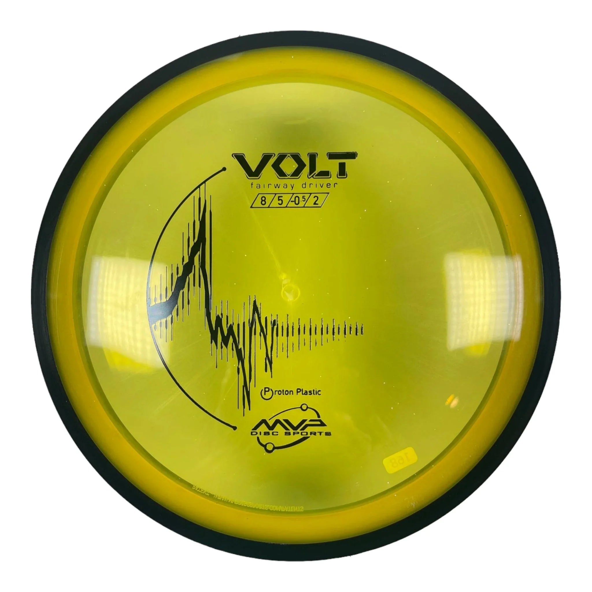 MVP Disc Sports Volt | Proton | Yellow/Black 168g Disc Golf