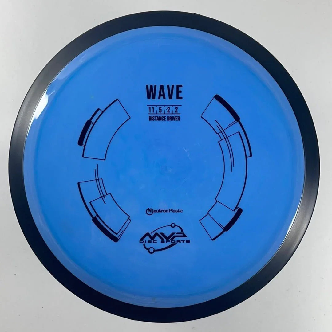 MVP Disc Sports Wave | Neutron | Blue/Black 165 - 173g Disc Golf