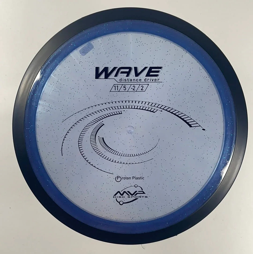 MVP Disc Sports Wave | Proton | Blue/Black 169g Disc Golf