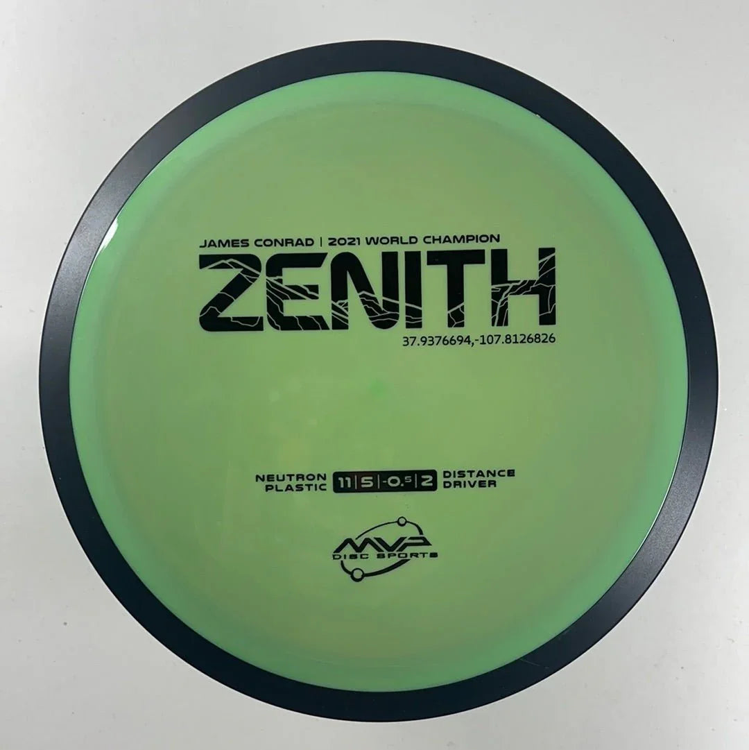 MVP Disc Sports Zenith | Neutron | Green/Black 173g Disc Golf