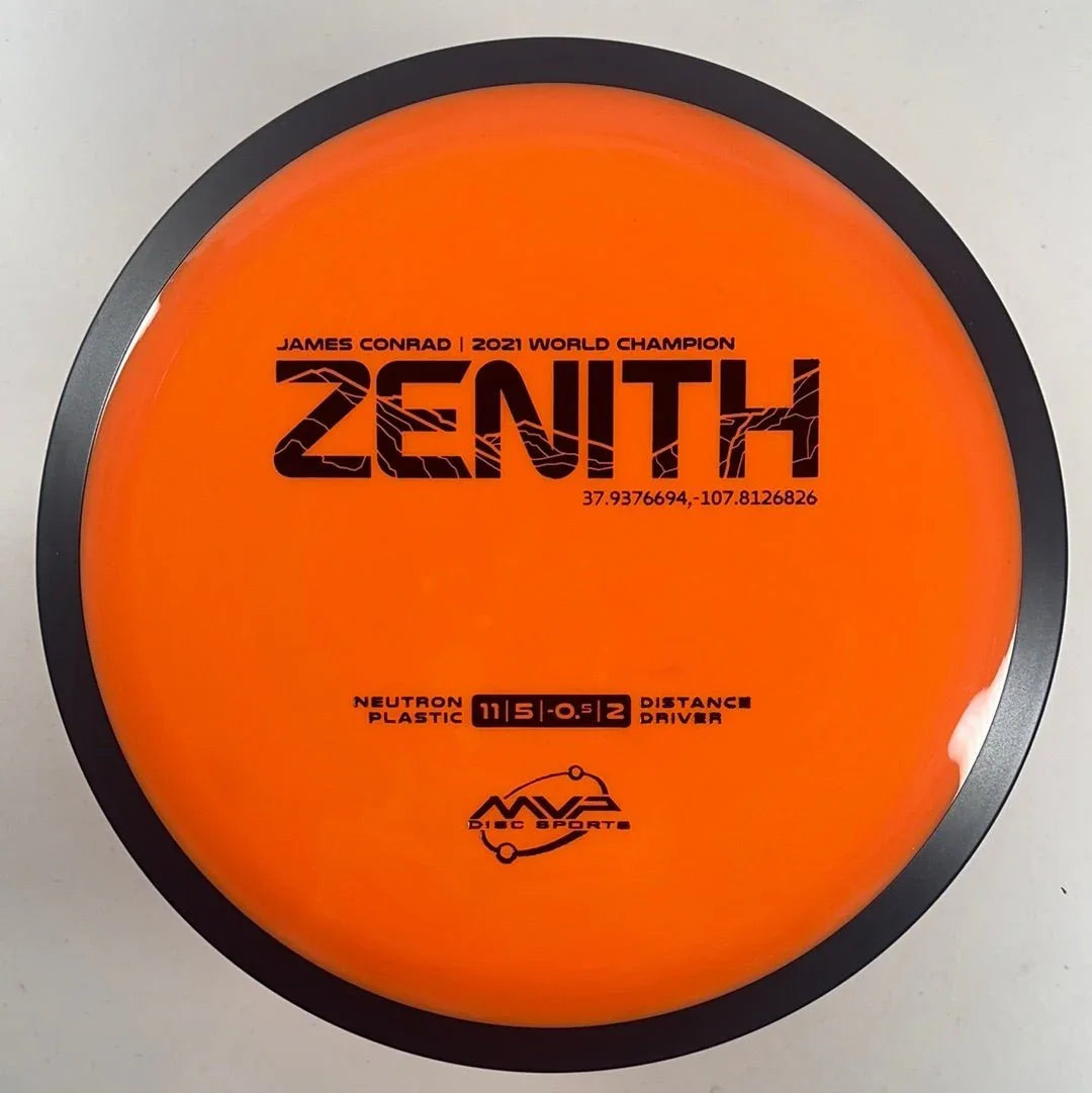 MVP Disc Sports Zenith | Neutron | Orange/Black 168 - 172g Disc Golf