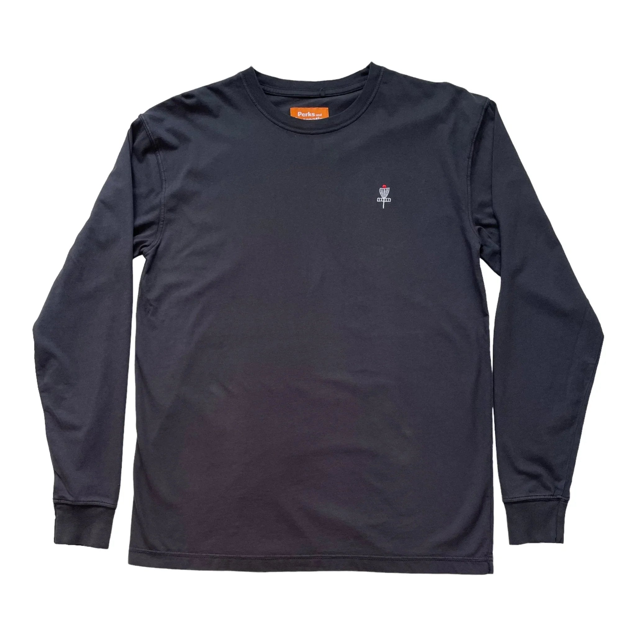 Perks and Re - creation Basket LS Tee | Black Disc Golf