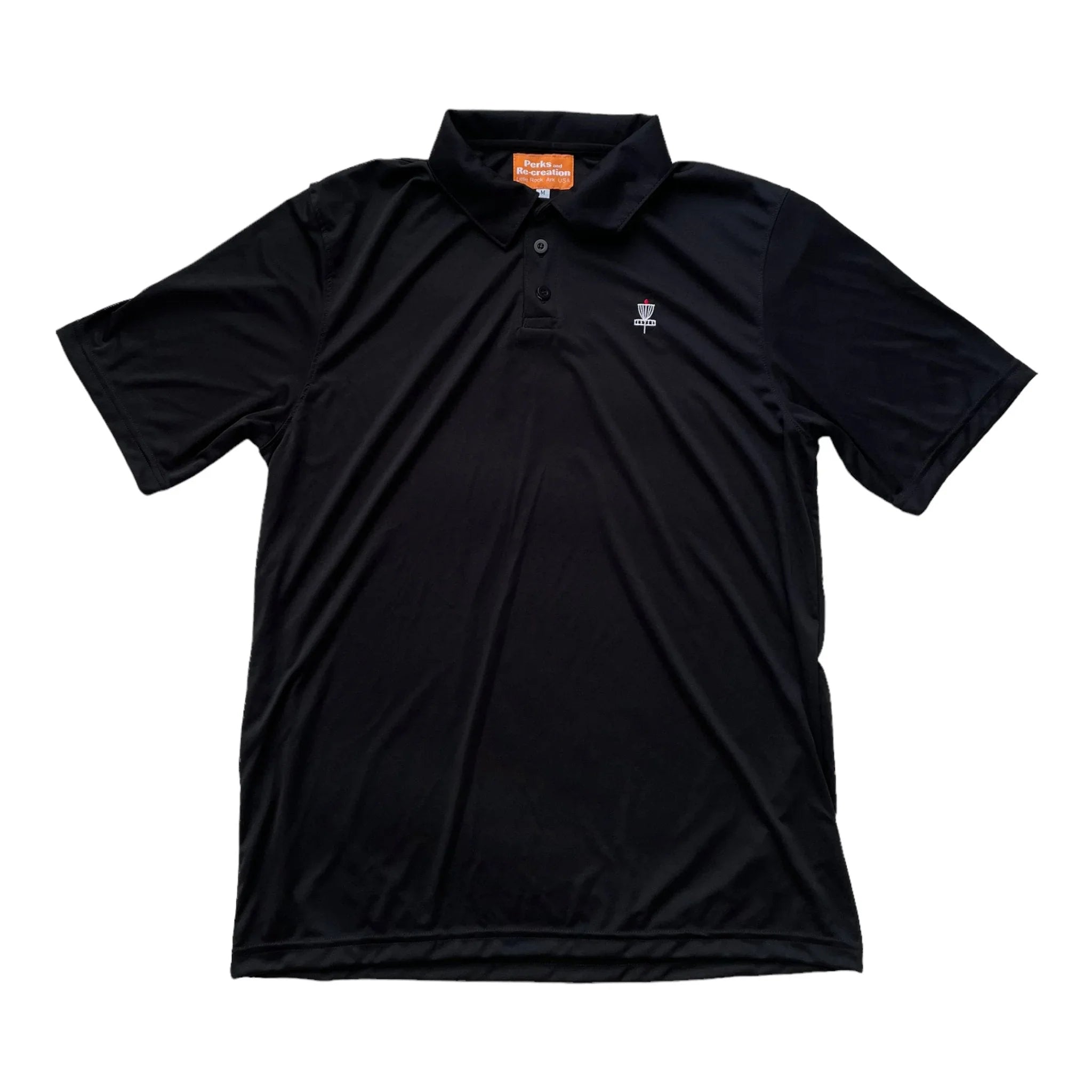 Perks and Re - creation BP1 Polo | Black Disc Golf