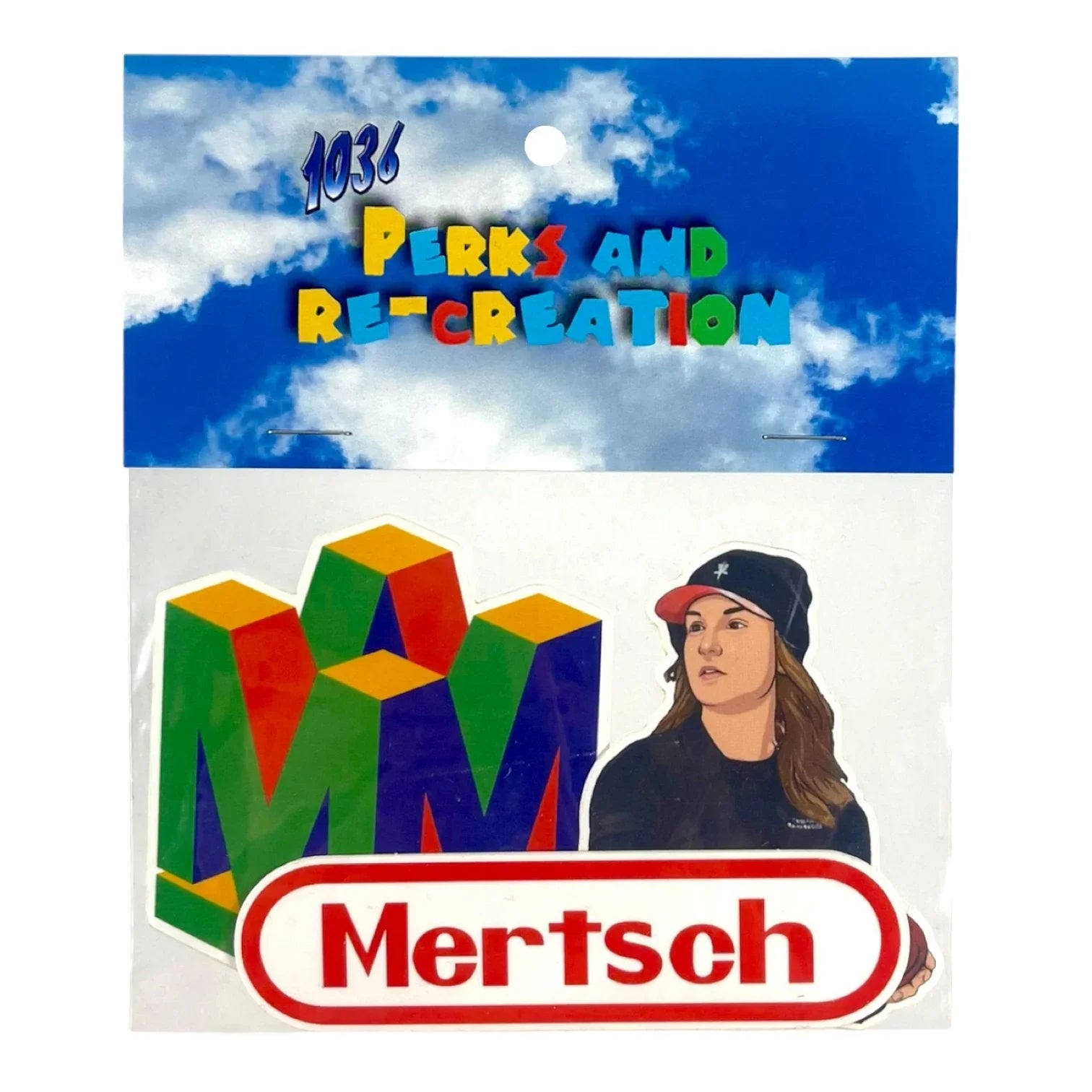 Perks and Re - creation Kat Mertsch 1036 Sticker Pack Disc Golf