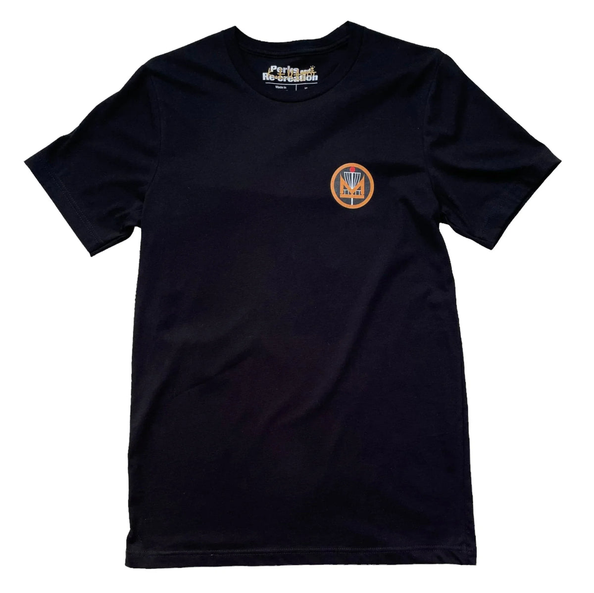 Perks and Re - creation Kat Mertsch+Basket Logo Tee Disc Golf