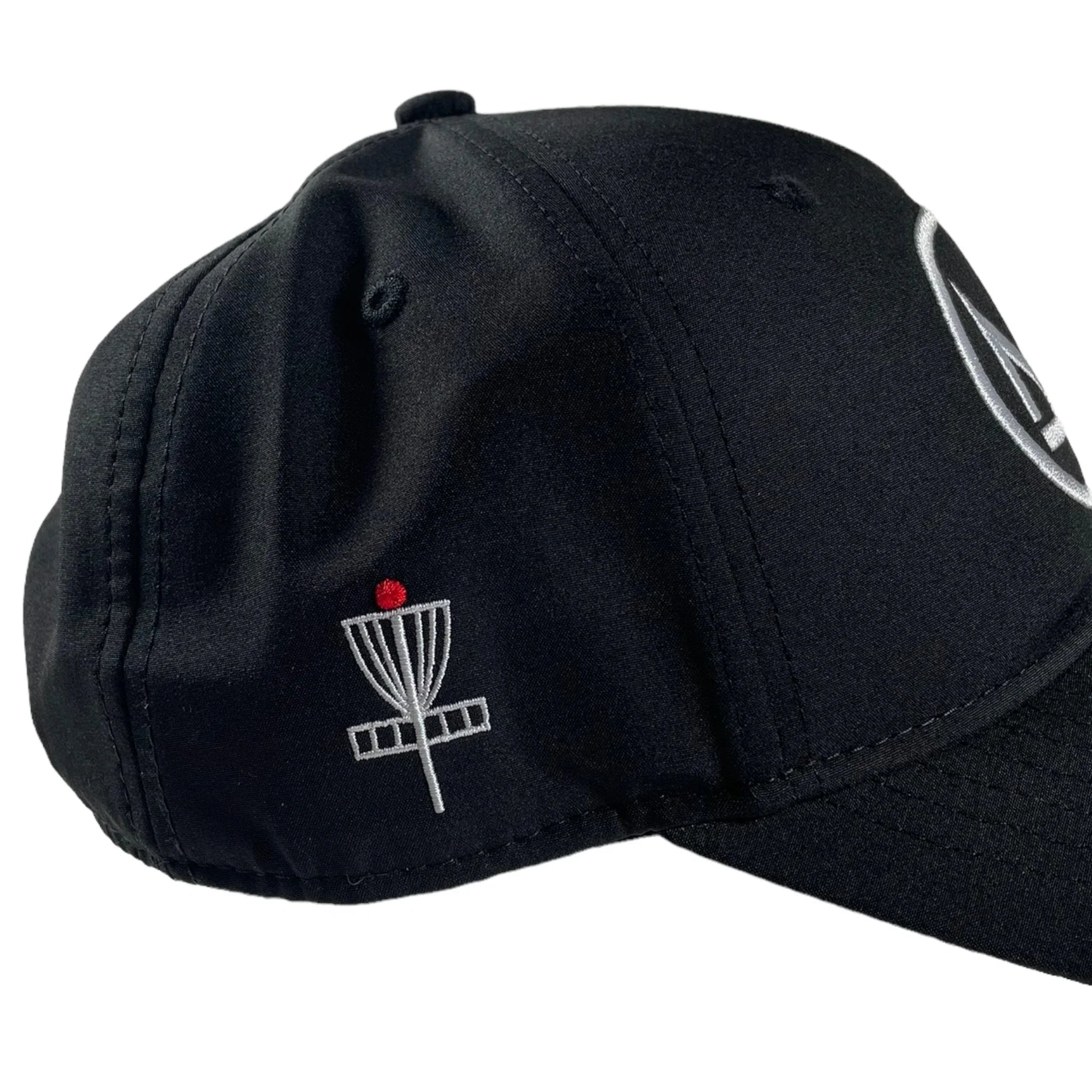 Perks and Re - creation Kat Mertsch Tour Series Pro Hat - Black Disc Golf