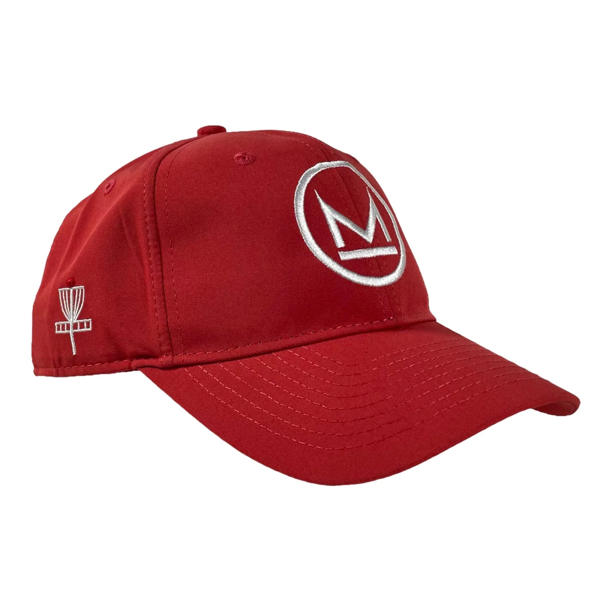 Perks and Re - creation Kat Mertsch Tour Series Pro Hat - Red Disc Golf