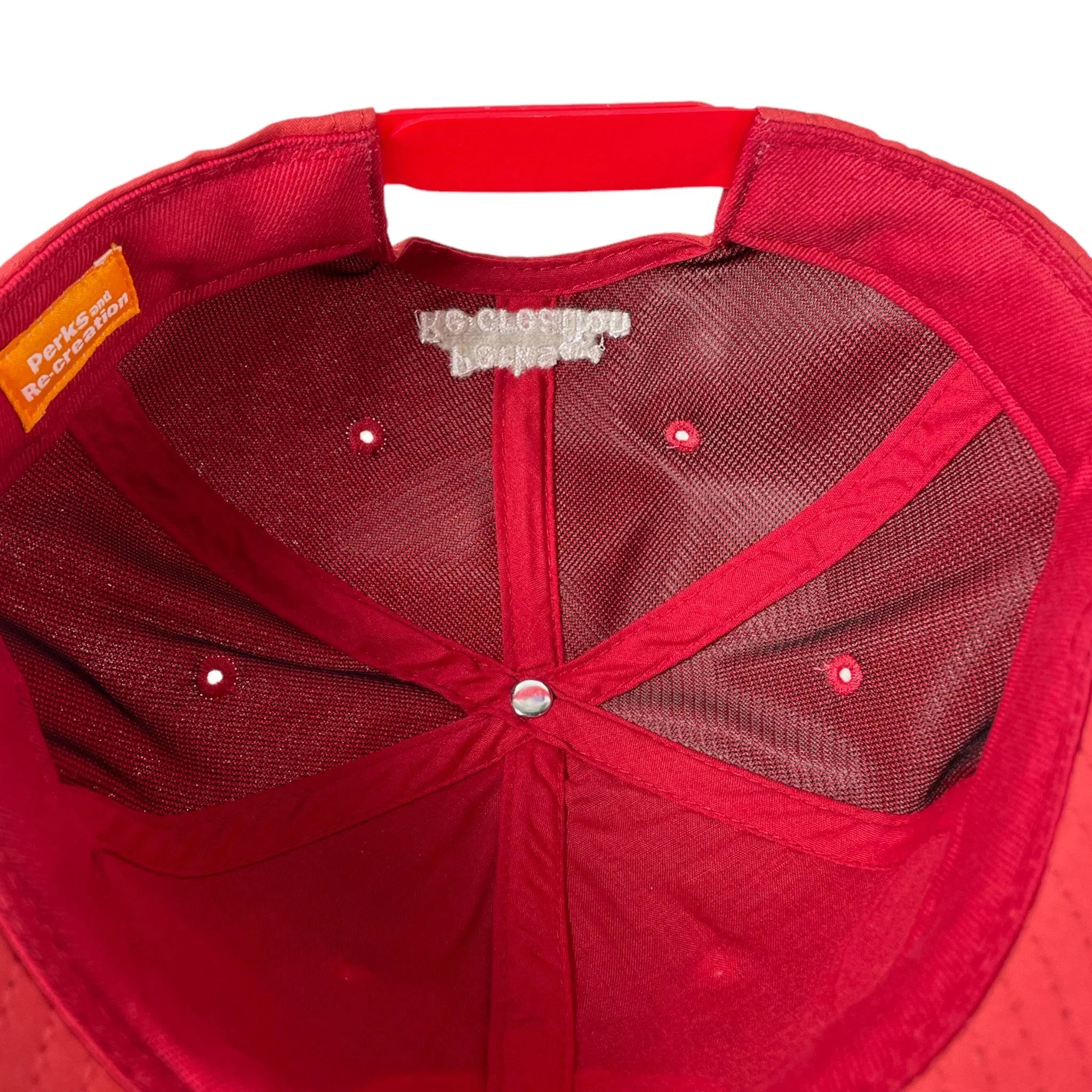 Perks and Re - creation Kat Mertsch Tour Series Pro Hat - Red Disc Golf