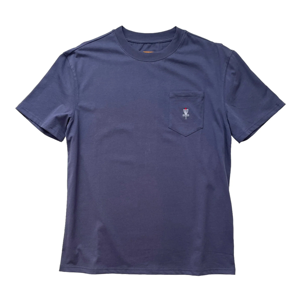 Perks and Re - creation Mini Pocket Basket Tee | Blue Disc Golf