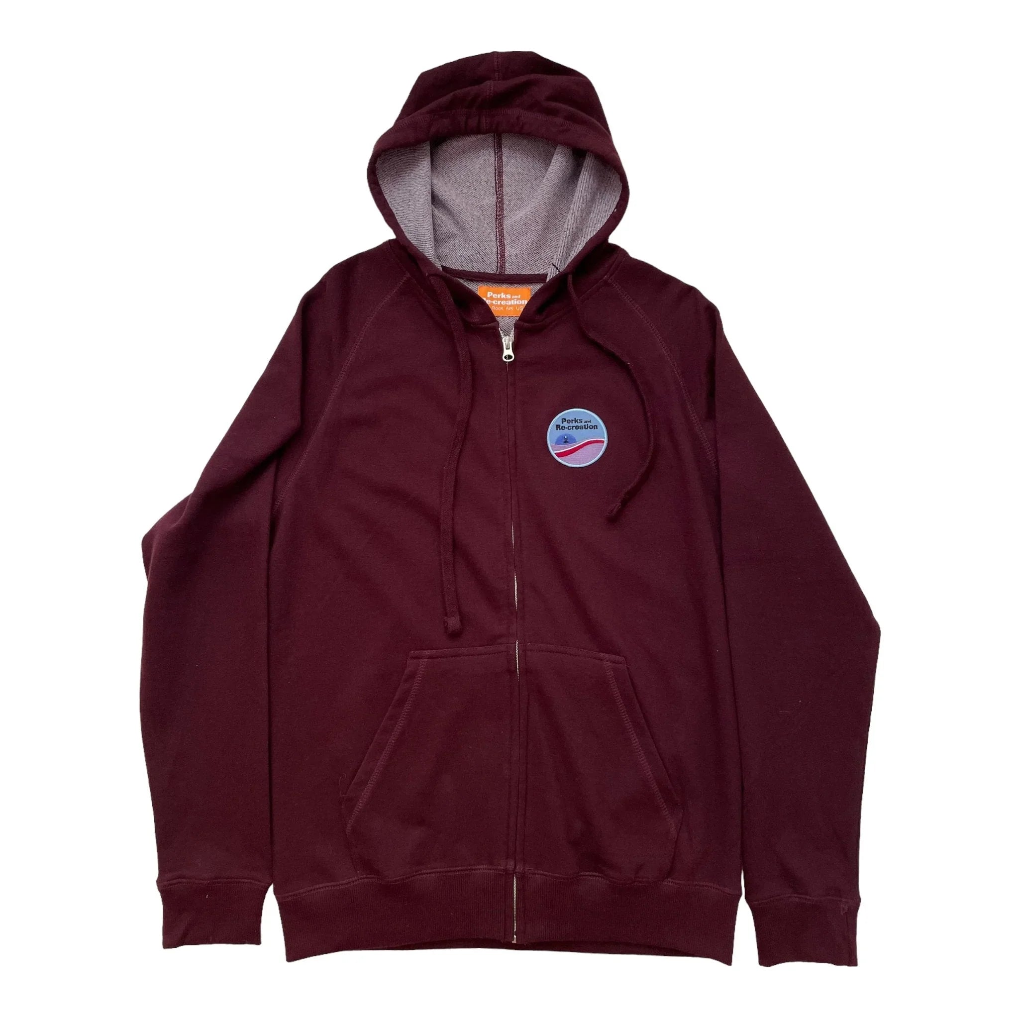 Perks and Re - creation Night Full - Zip Hoodie Disc Golf