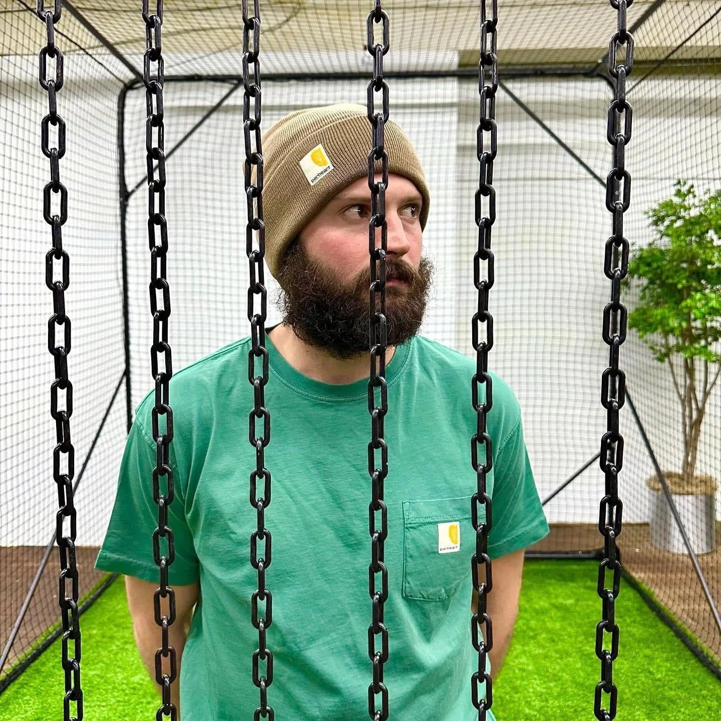 Perks and Re - creation Parheart Pocket Tee | Brown Disc Golf