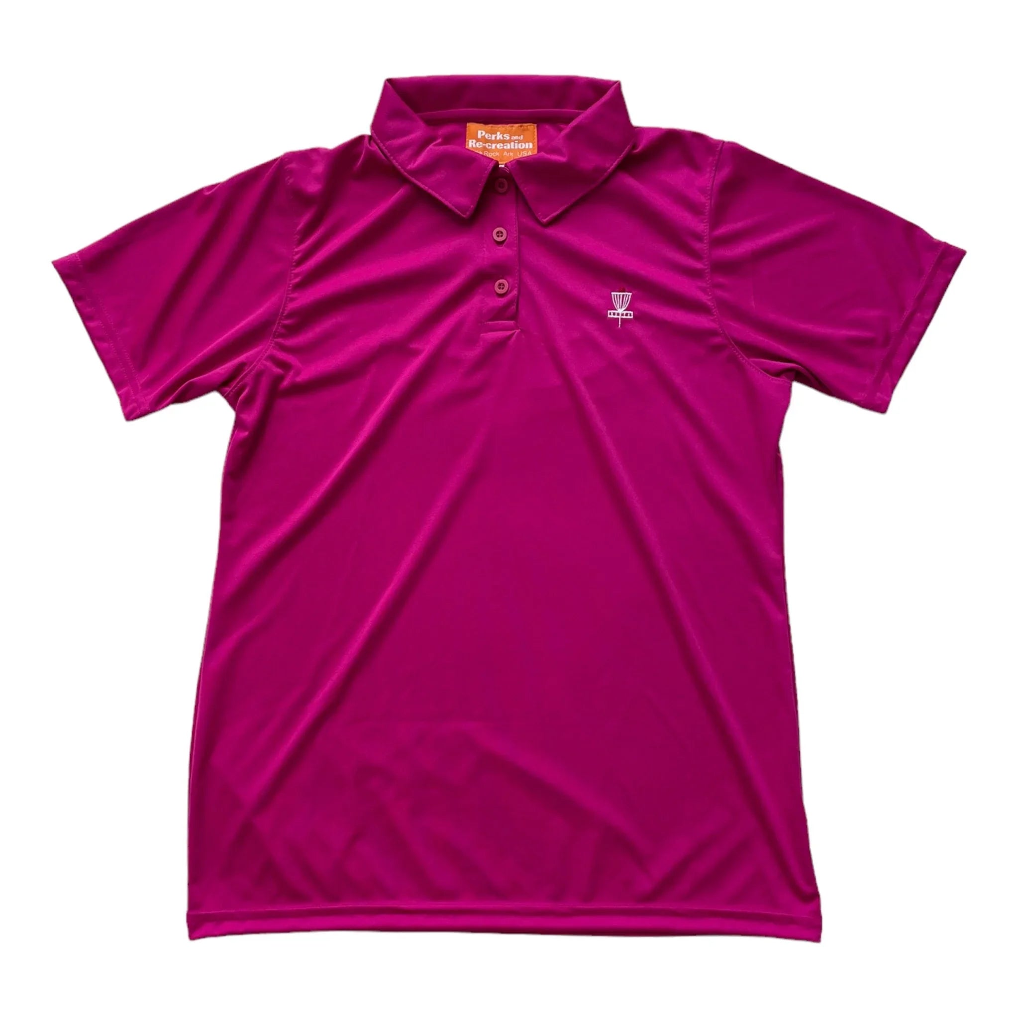 Perks and Re - creation W BP1 Polo | Pink Disc Golf