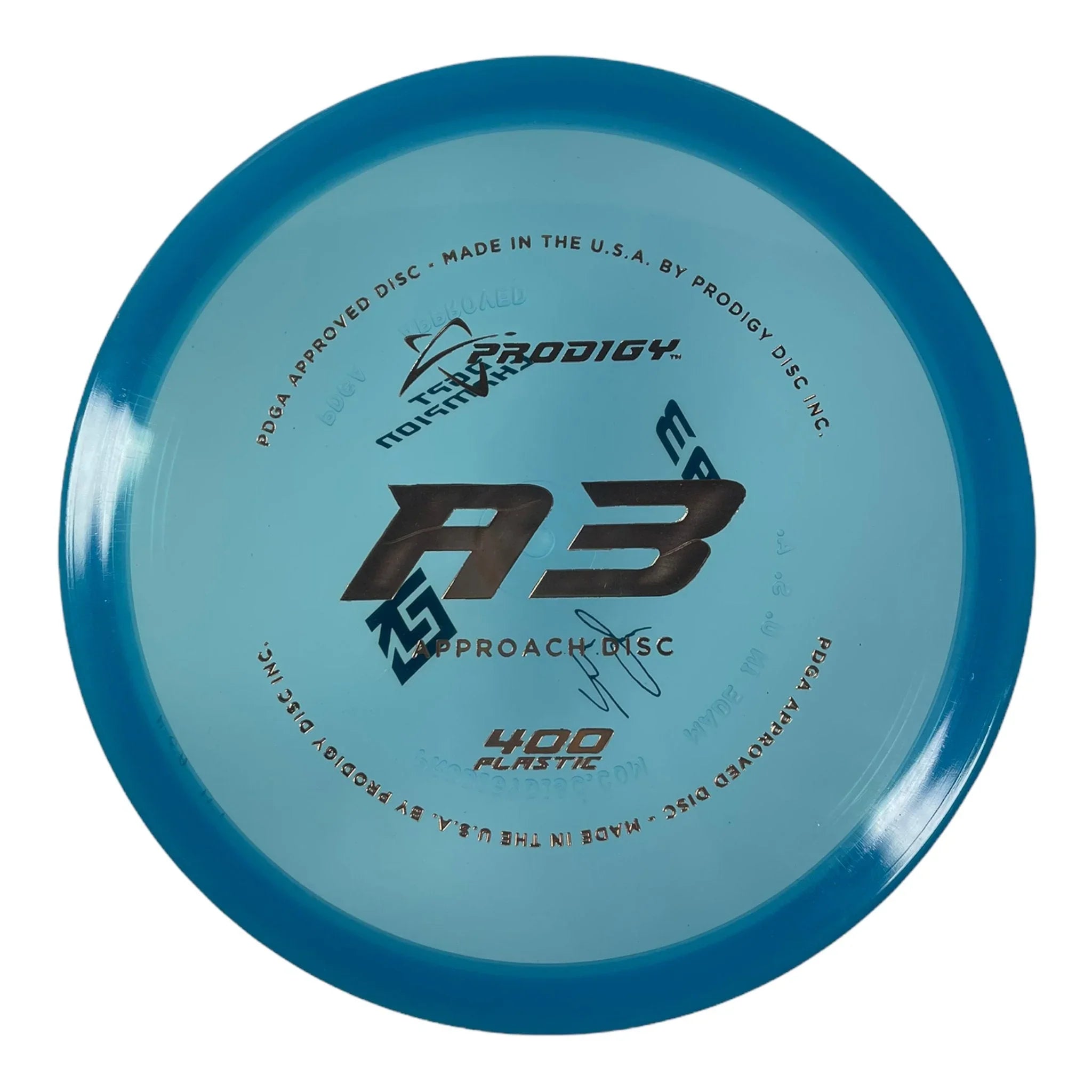 Prodigy Disc A3 | 400 | Blue/Gold 171g (Kevin Jones) Disc Golf