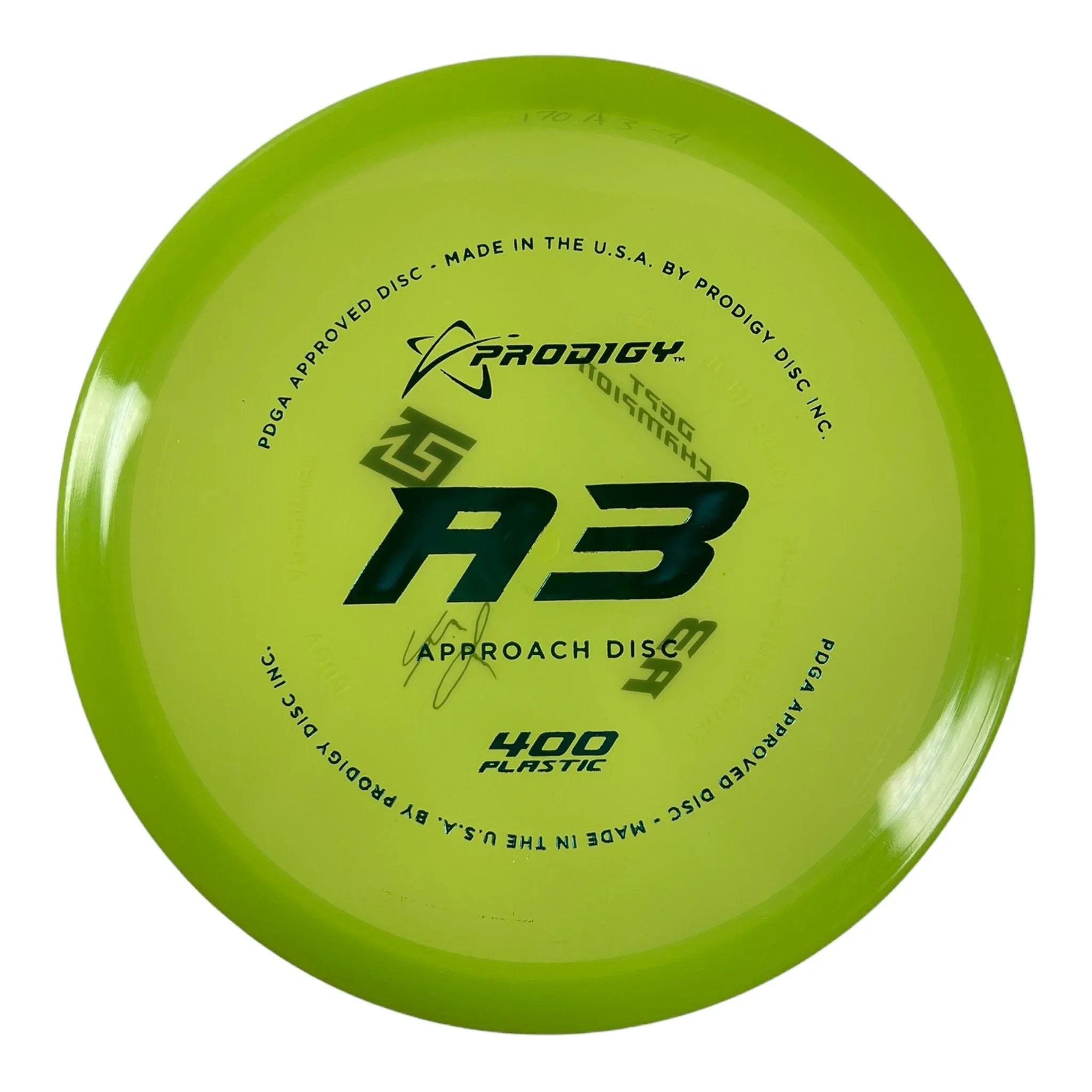 Prodigy Disc A3 | 400 | Green/Blue 170g (Kevin Jones) Disc Golf