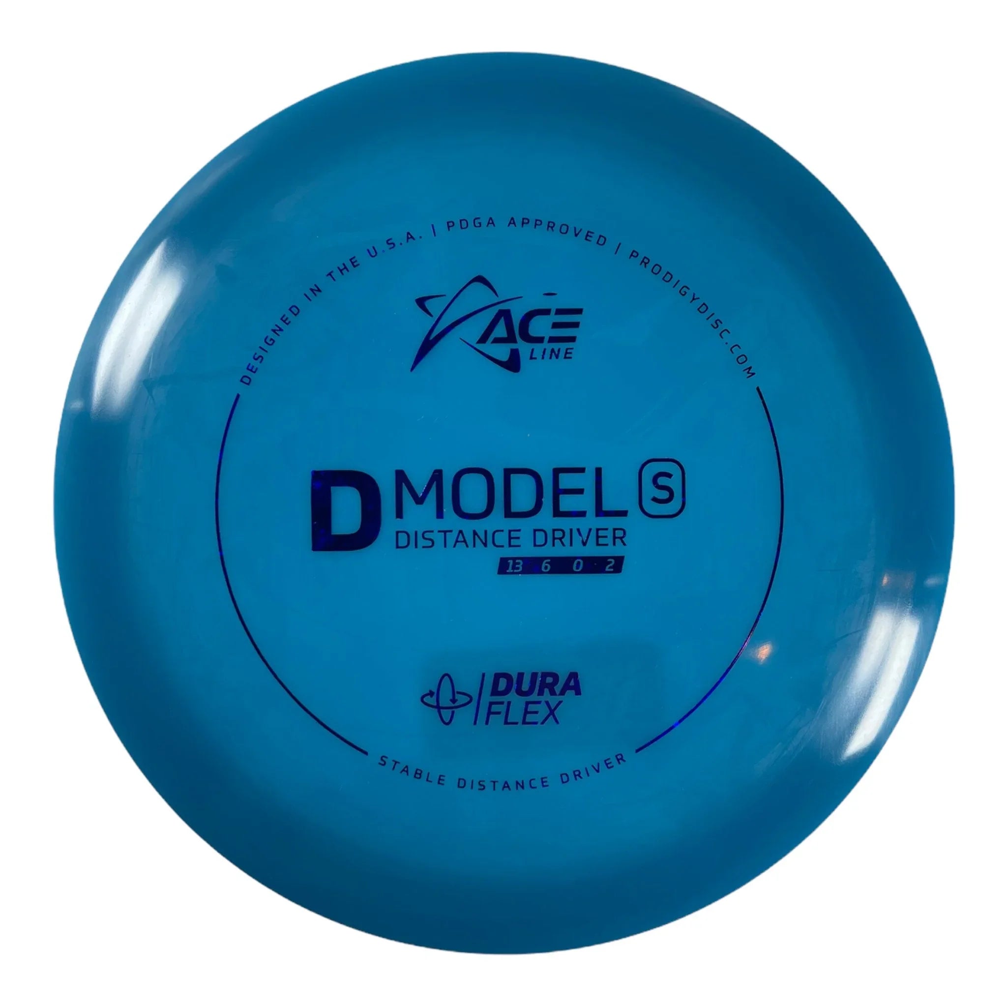 Prodigy Disc D Model S | Dura Flex | Blue/Blue 174 - 175g Disc Golf
