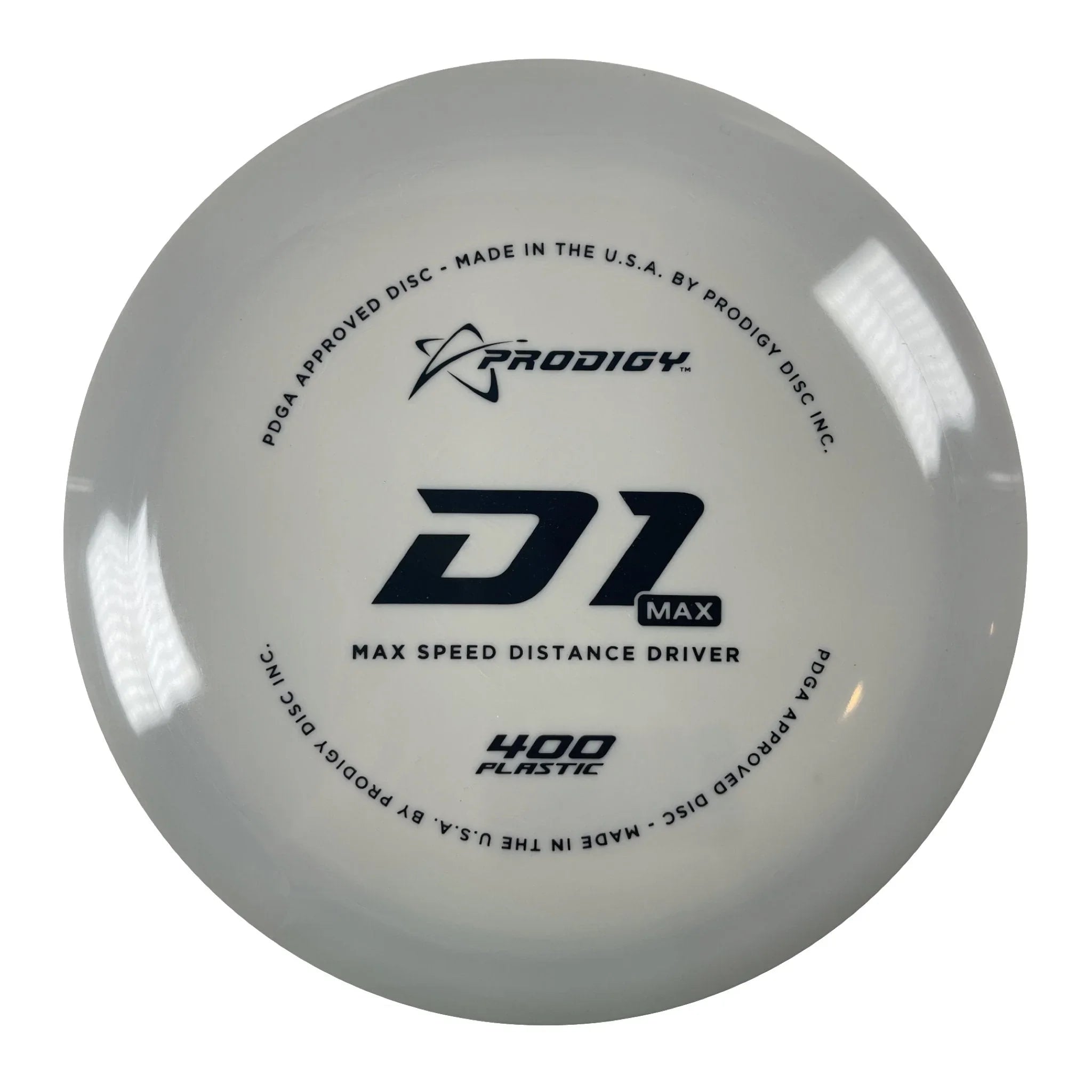 Prodigy Disc D1 Max | 400 | Grey/Black 174g Disc Golf