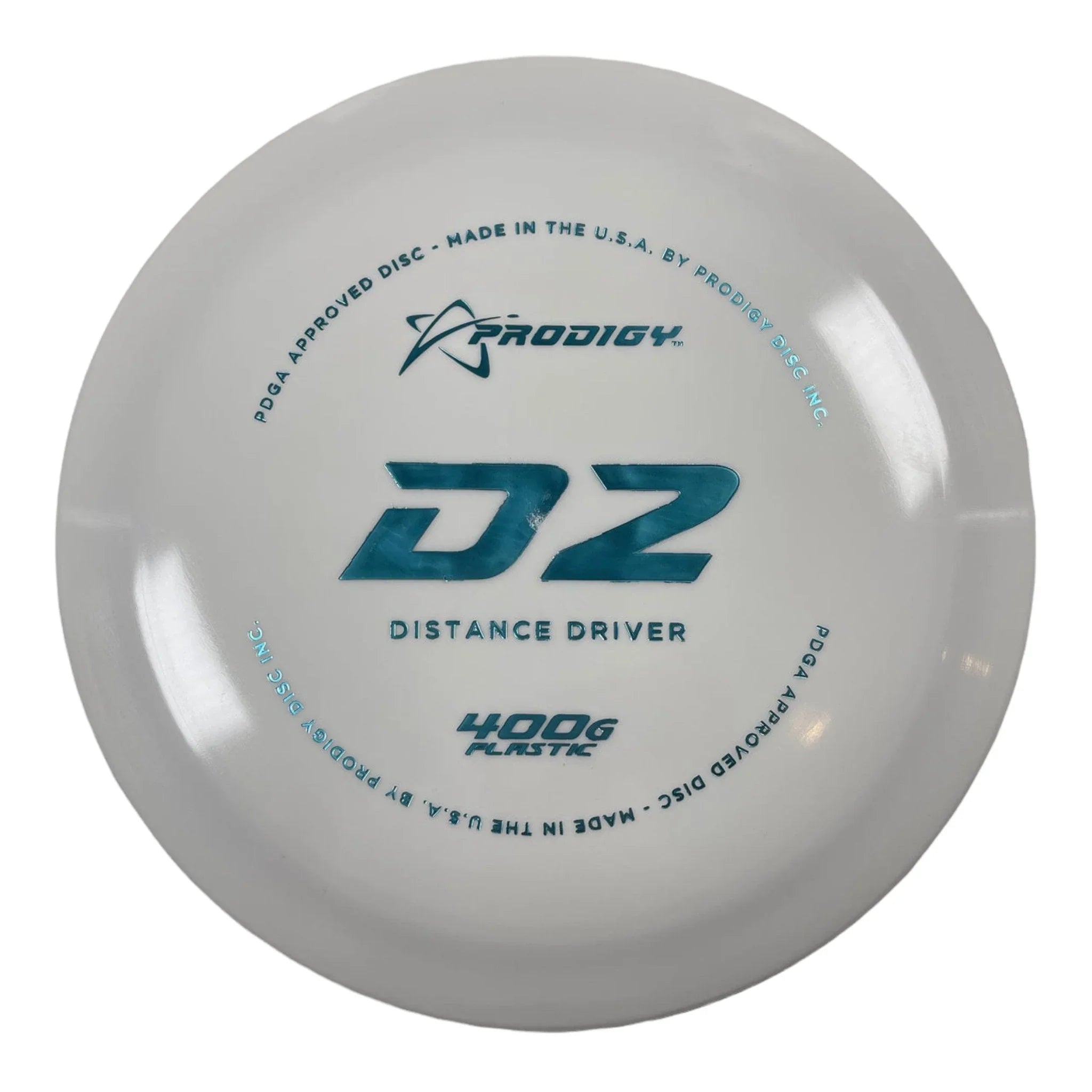 Prodigy Disc D2 | 400G | White/Blue 173g Disc Golf