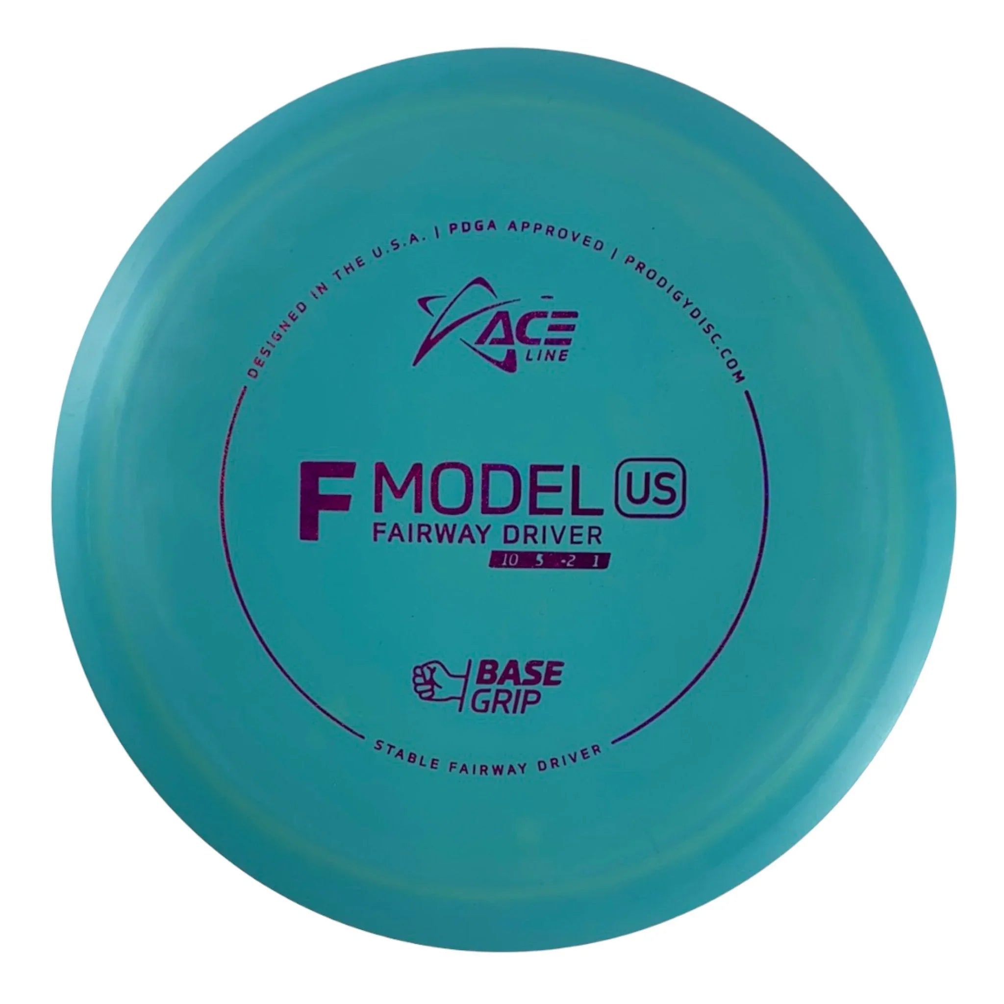 Prodigy Disc F Model US | Base Grip | Aqua/Pink 174 - 175g Disc Golf