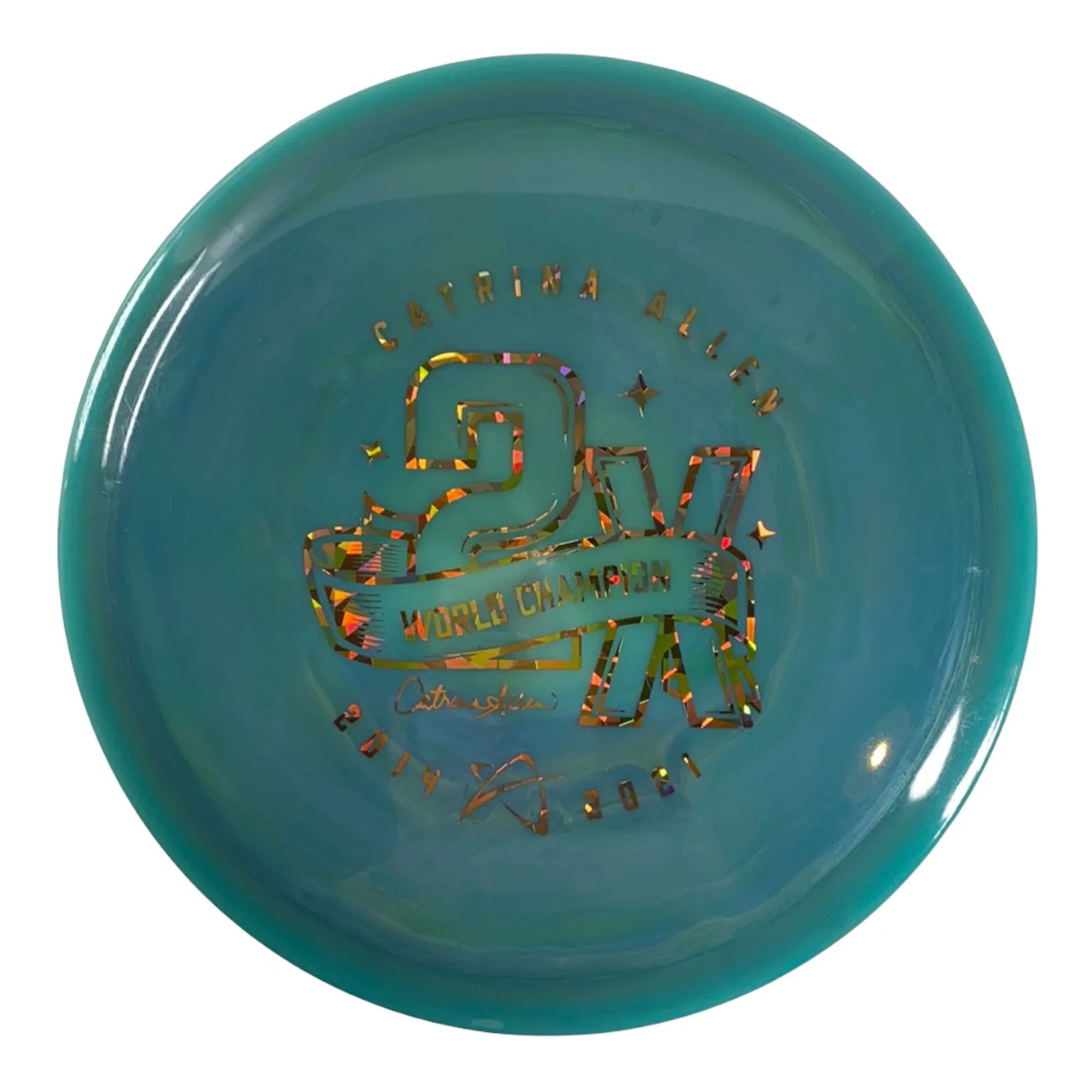 Prodigy Disc F7 | 400G | Blue/Gold 175g (Catrina Allen) Disc Golf