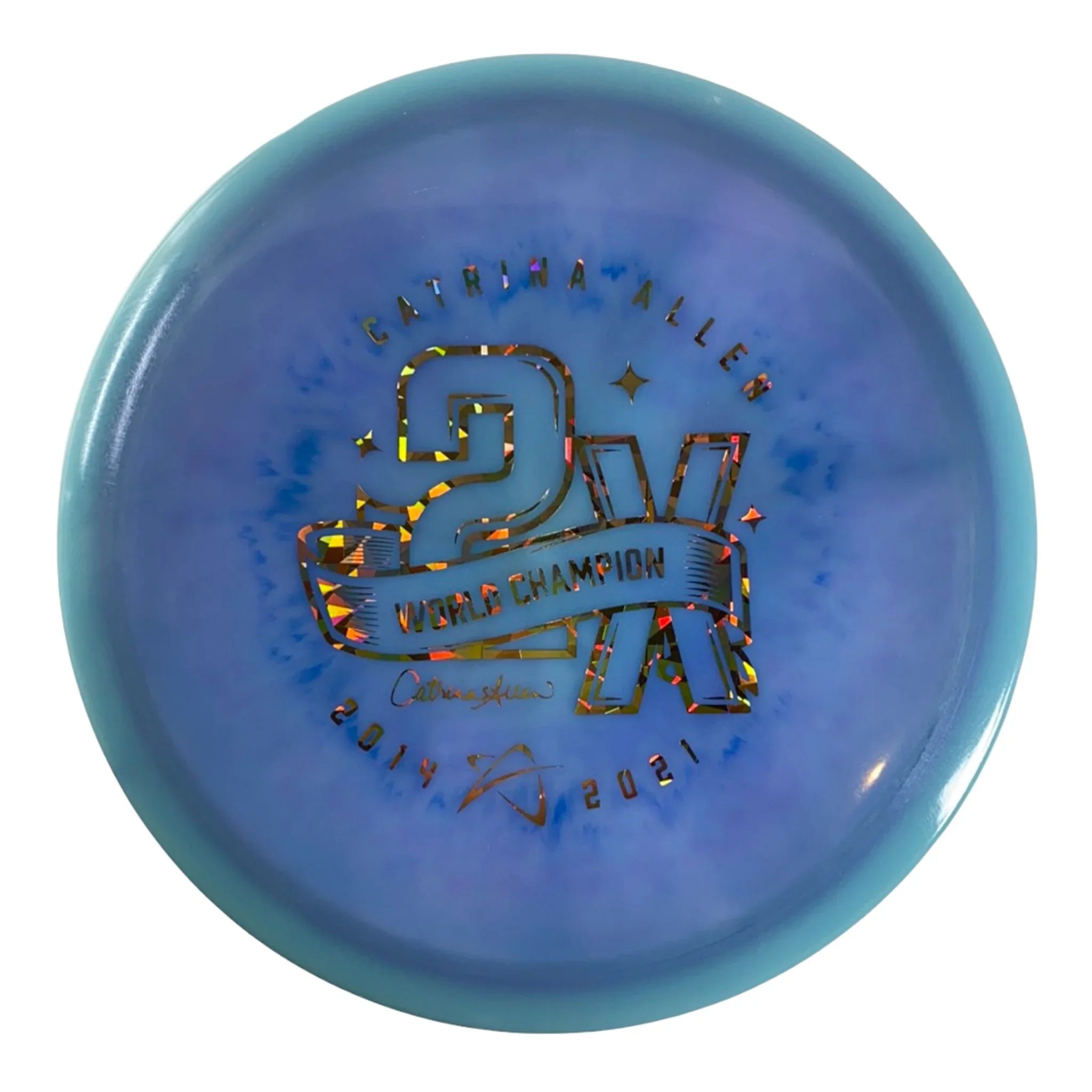 Prodigy Disc F7 | 400G | Blue/Gold 176g (Catrina Allen) Disc Golf