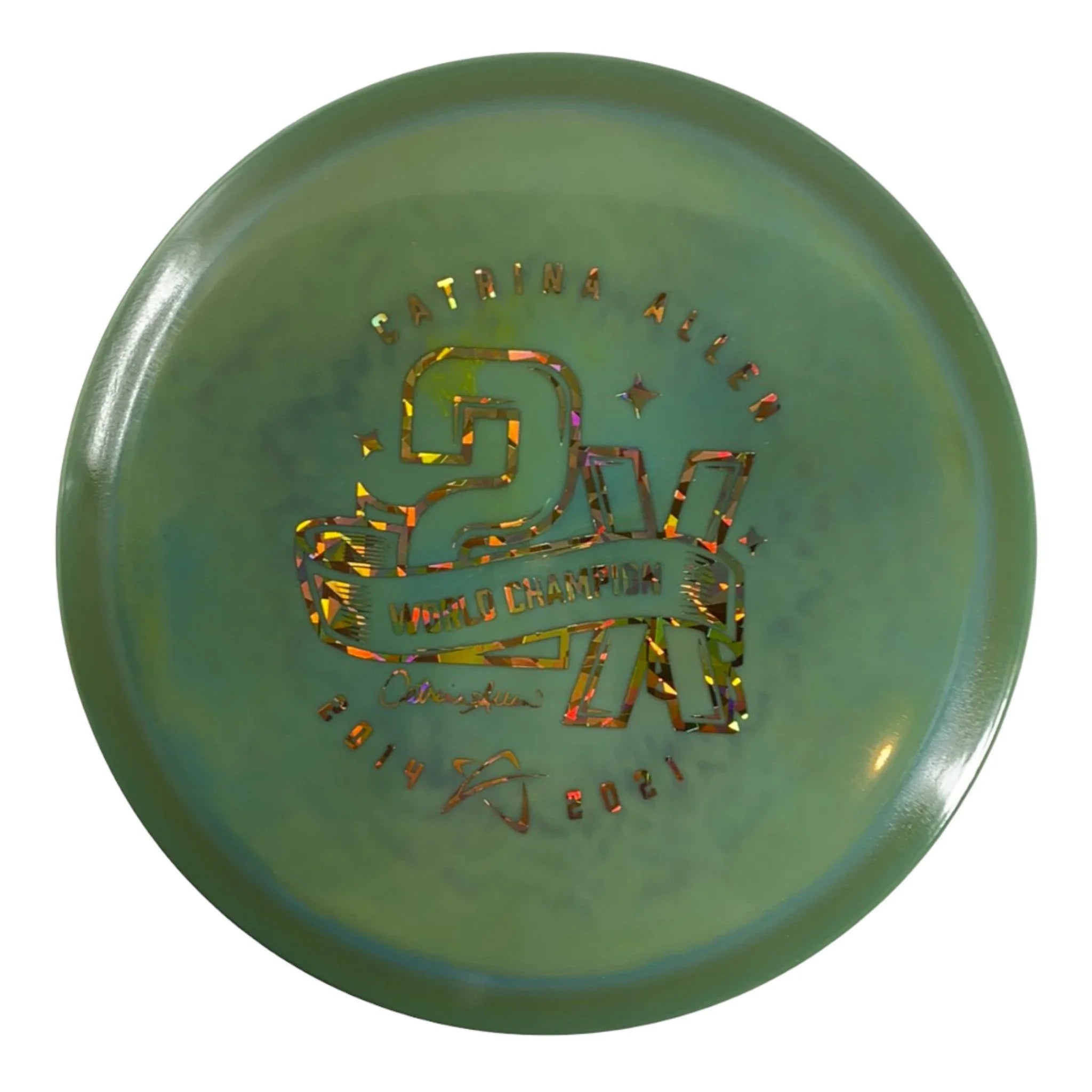 Prodigy Disc F7 | 400G | Green/Gold 175g (Catrina Allen) Disc Golf