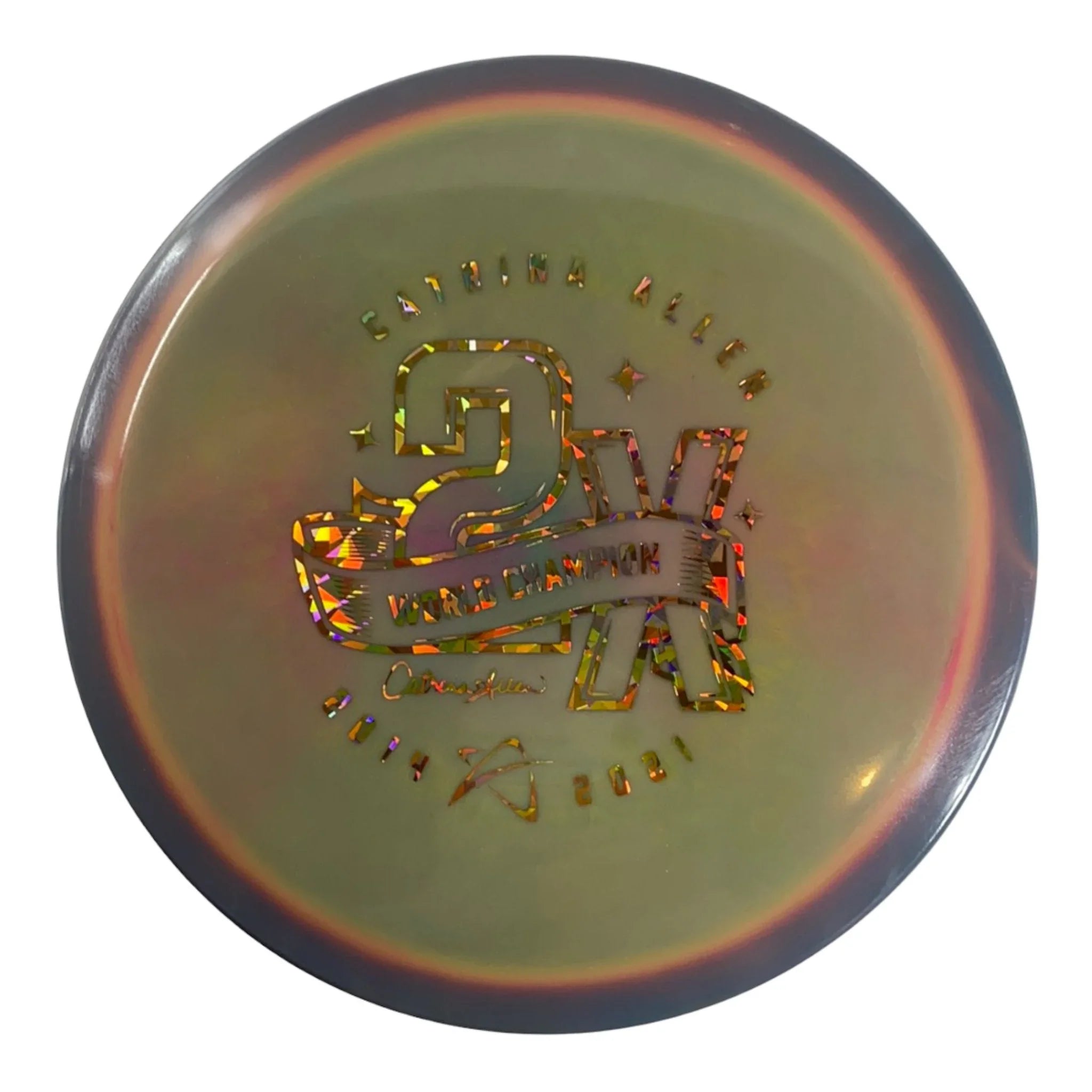 Prodigy Disc F7 | 400G | Green/Purple/Gold 175g (Catrina Allen) Disc Golf