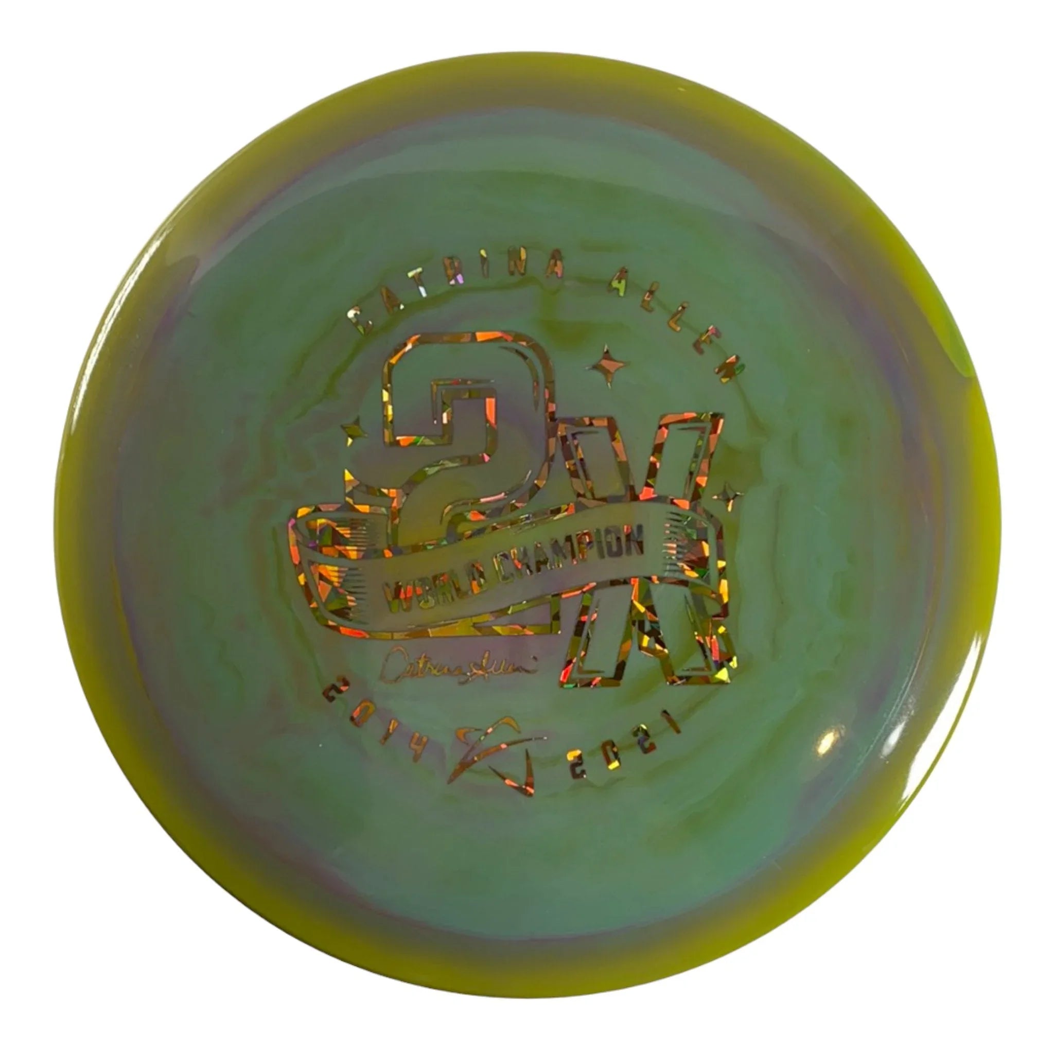 Prodigy Disc F7 | 400G | Green/Yellow/Gold 176g (Catrina Allen) Disc Golf