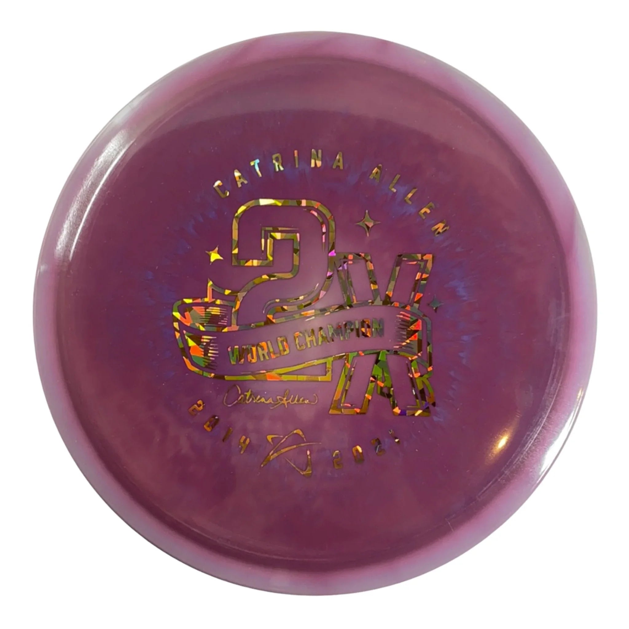 Prodigy Disc F7 | 400G | Pink/Gold 177g (Catrina Allen) Disc Golf