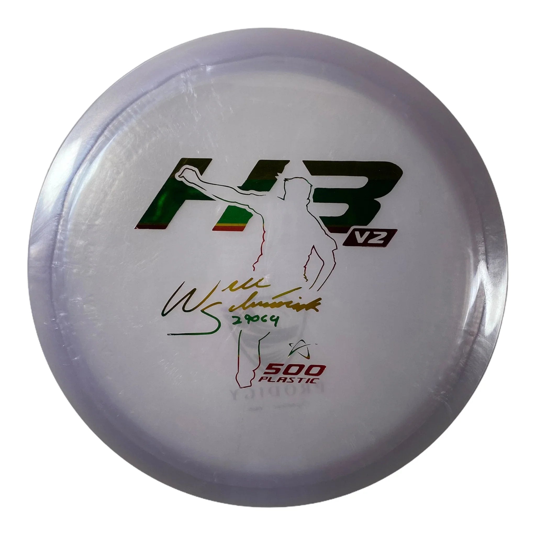 Prodigy Disc H3 V2 | 500 | Lilac/Rasta 173g (Will Schusterick) Disc Golf