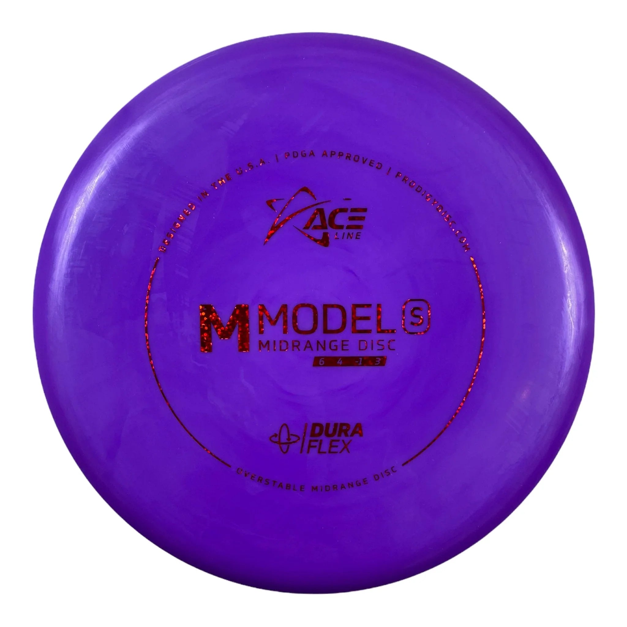 Prodigy Disc M Model S | Dura Flex | Purple/Red 179g Disc Golf
