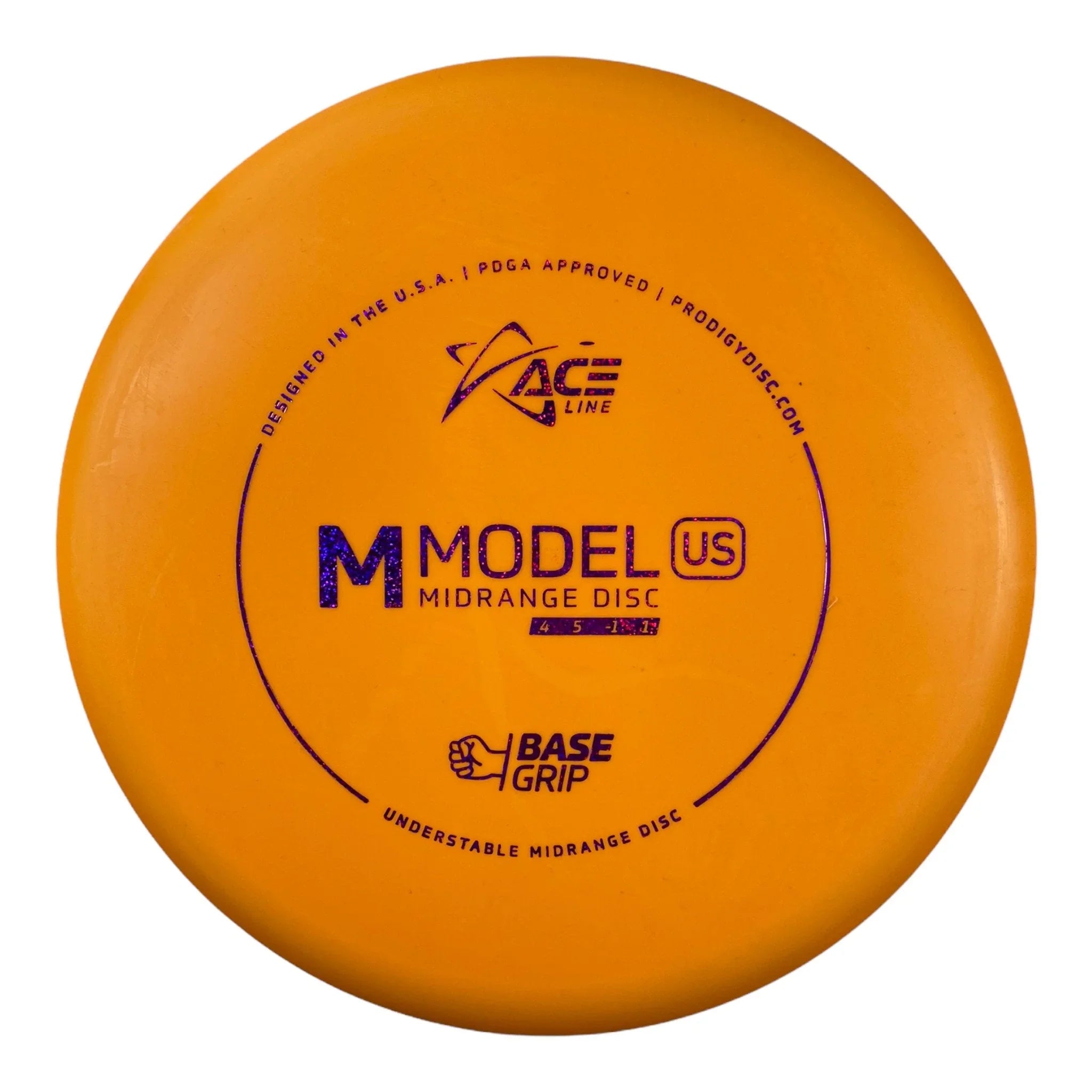 Prodigy Disc M Model US | Base Grip | Orange/Purple 180g Disc Golf