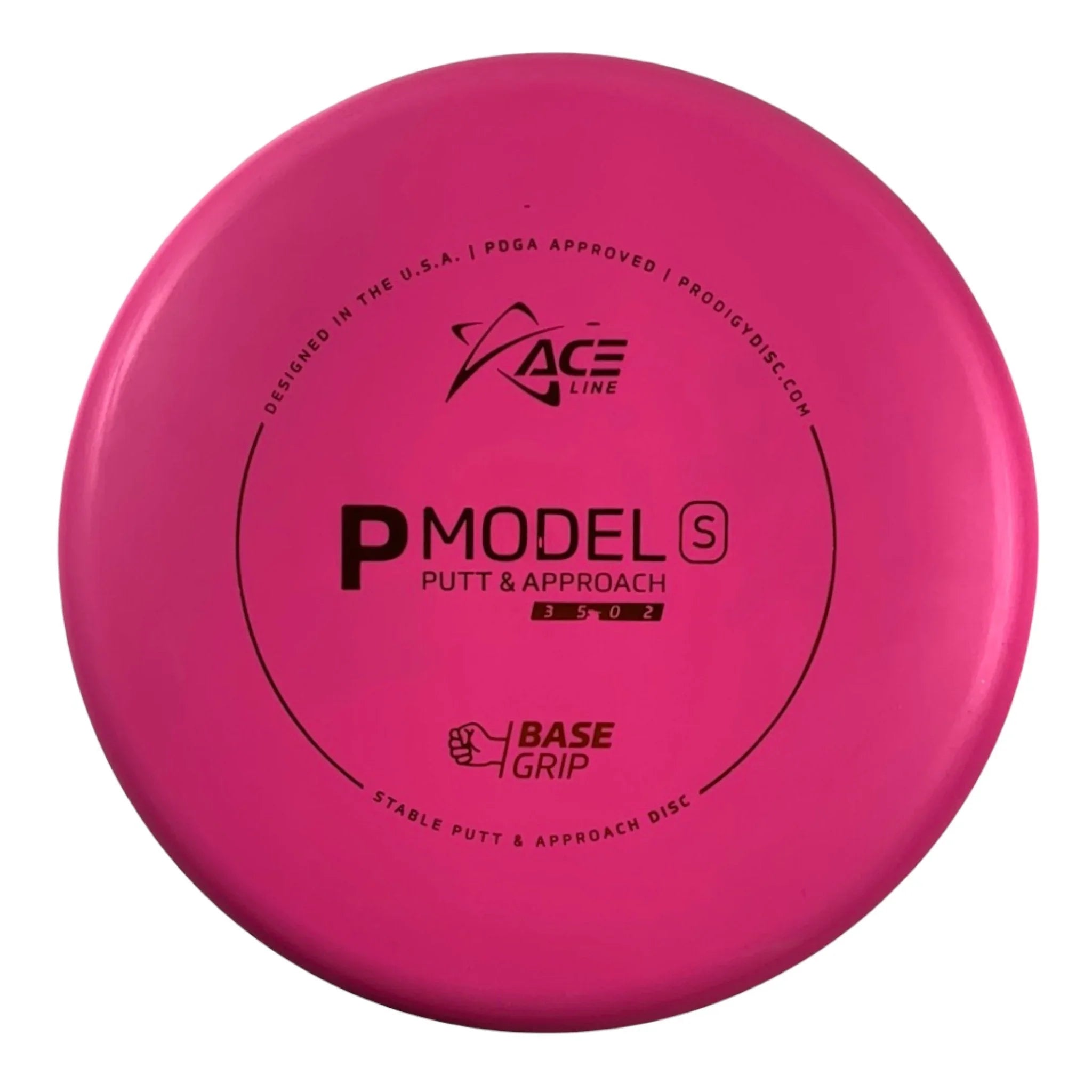 Prodigy Disc P Model S | Base Grip | Pink/Bronze 174g Disc Golf