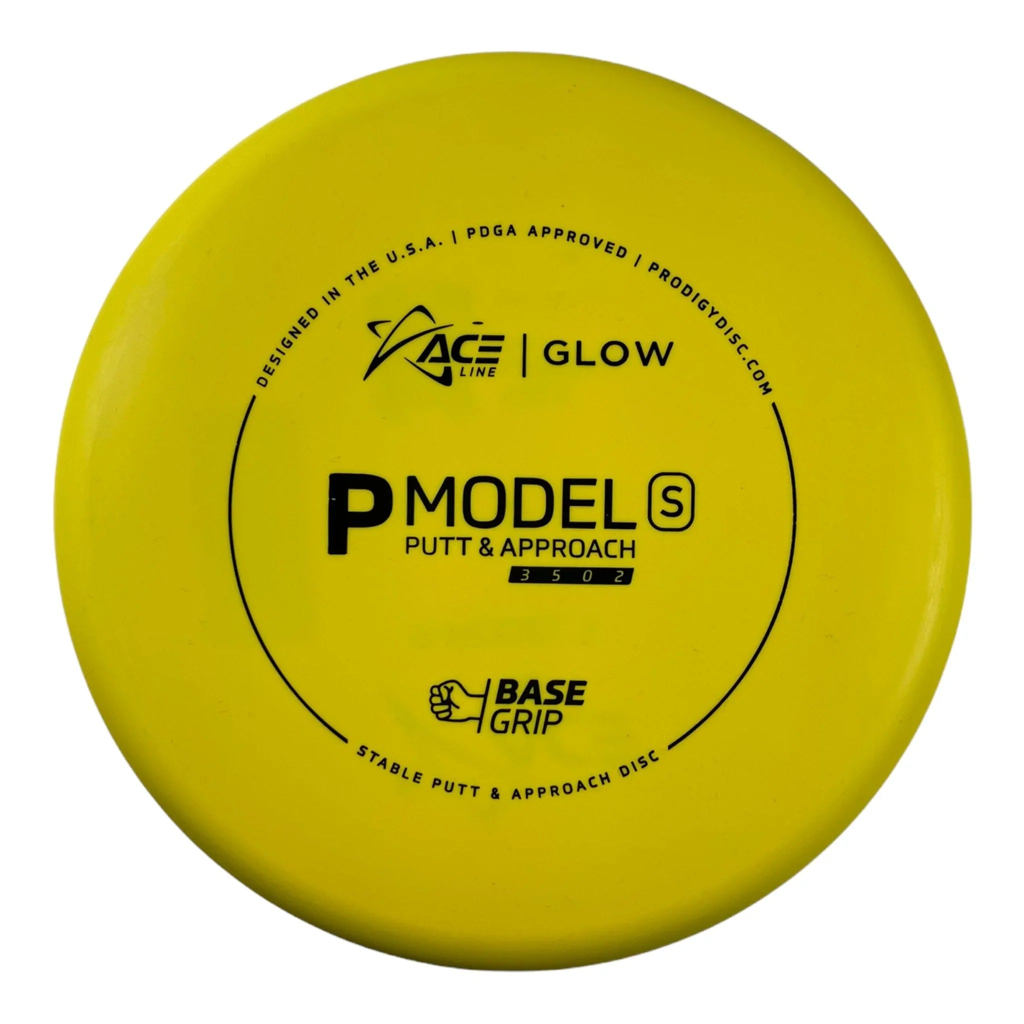 Prodigy Disc P Model S | Dura Flex Glow | Yellow/Blue 173 - 175g Disc Golf
